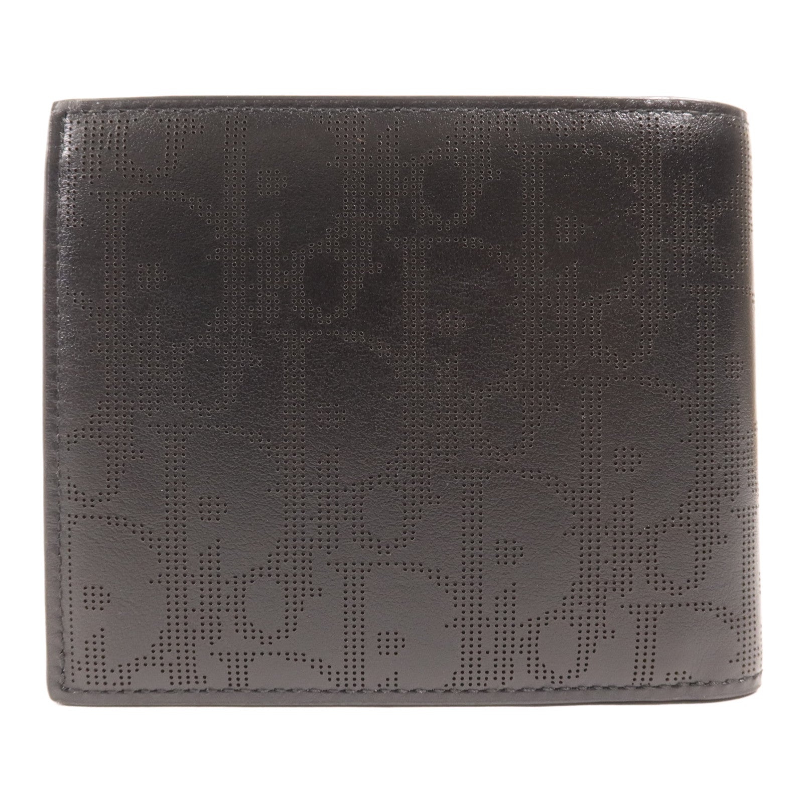 Dior 牛皮皮革Wallet銀扣錢包