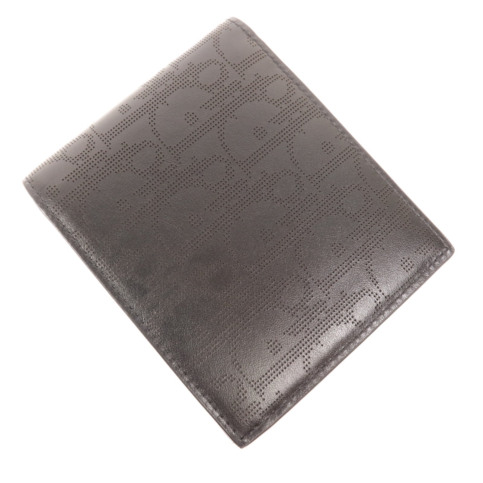 Dior 牛皮皮革Wallet銀扣錢包