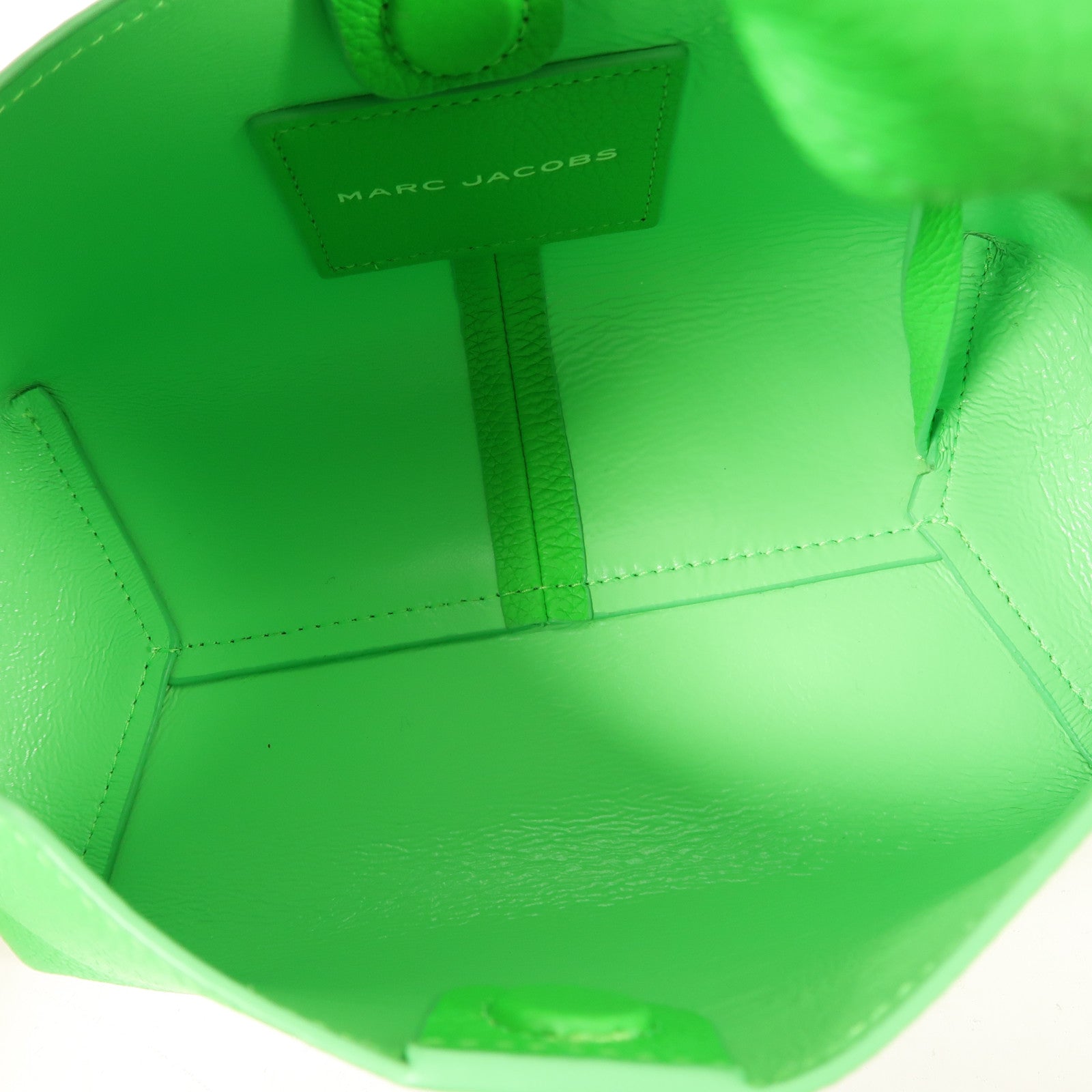 MARC JACOBS 牛皮皮革Mini Sack Bag銀扣手挽袋