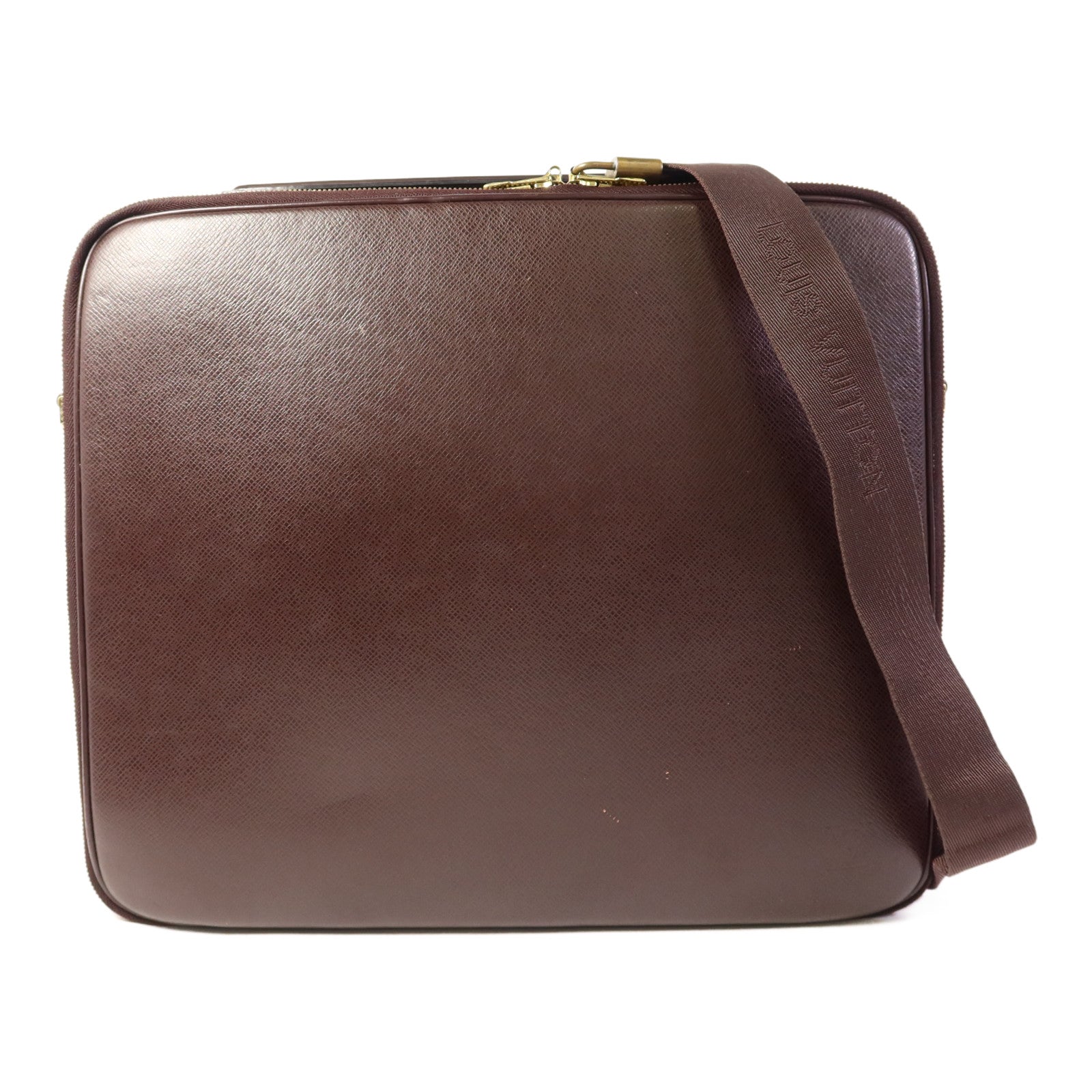 LOUIS VUITTON Taiga Porto Ordinatur Odessa金扣手挽肩背兩用袋