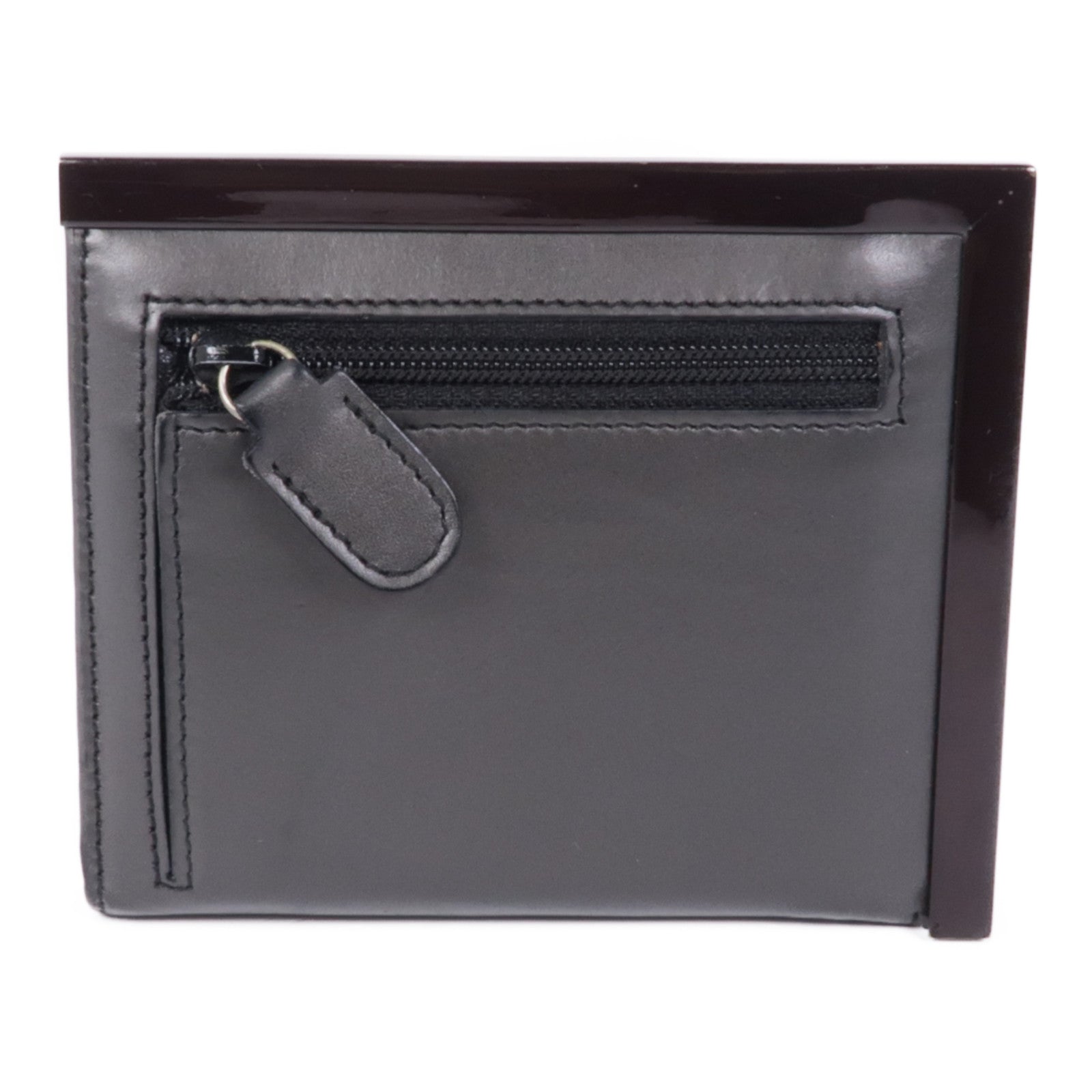 GUCCI GG Wallet Wallet Calfskin Leather Brown