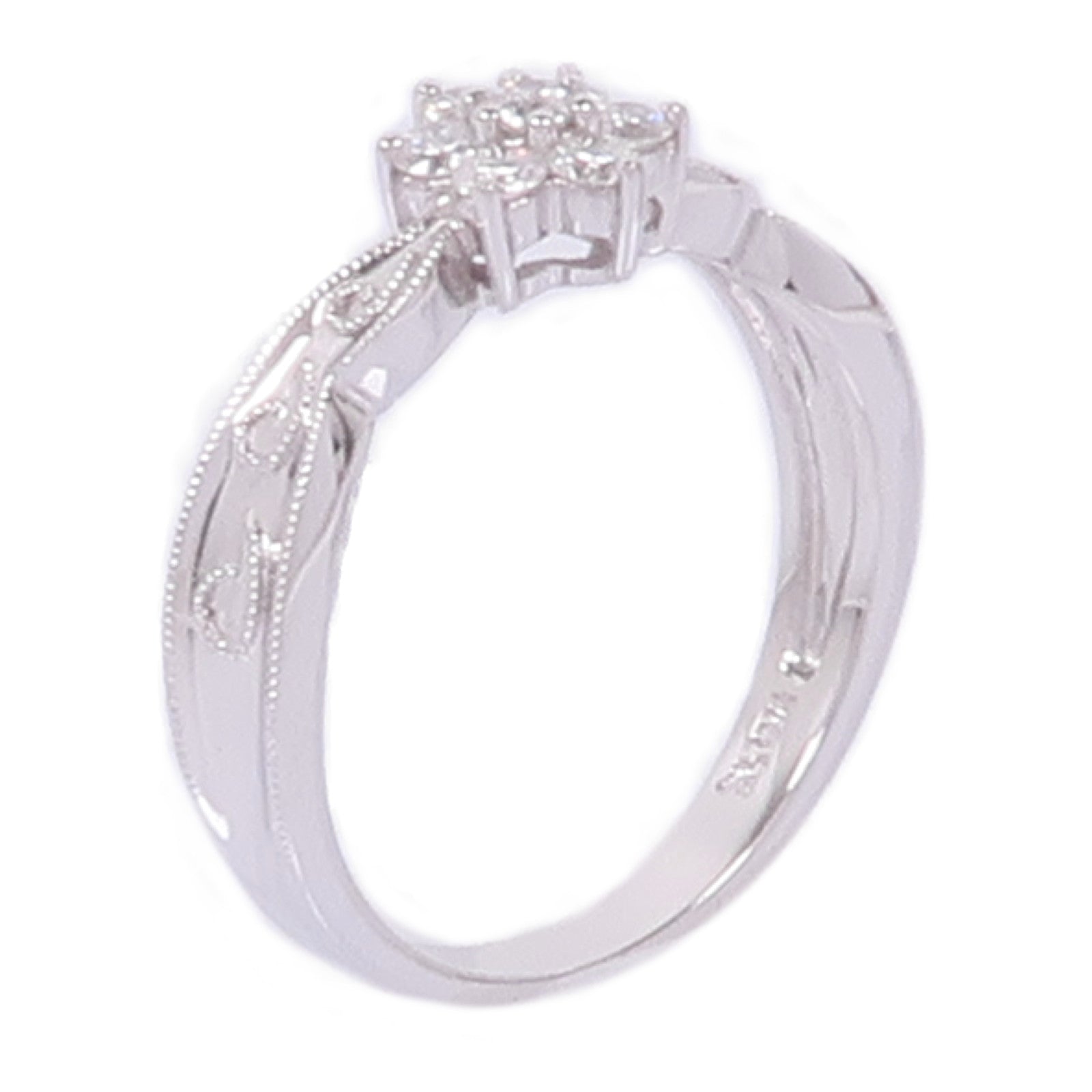 JEWELRY 18K白金Diamond Ring鑽石戒指US#5.75