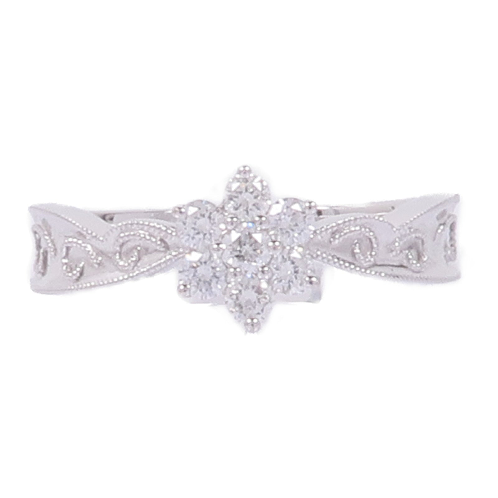 JEWELRY 18K白金Diamond Ring鑽石戒指US#5.75