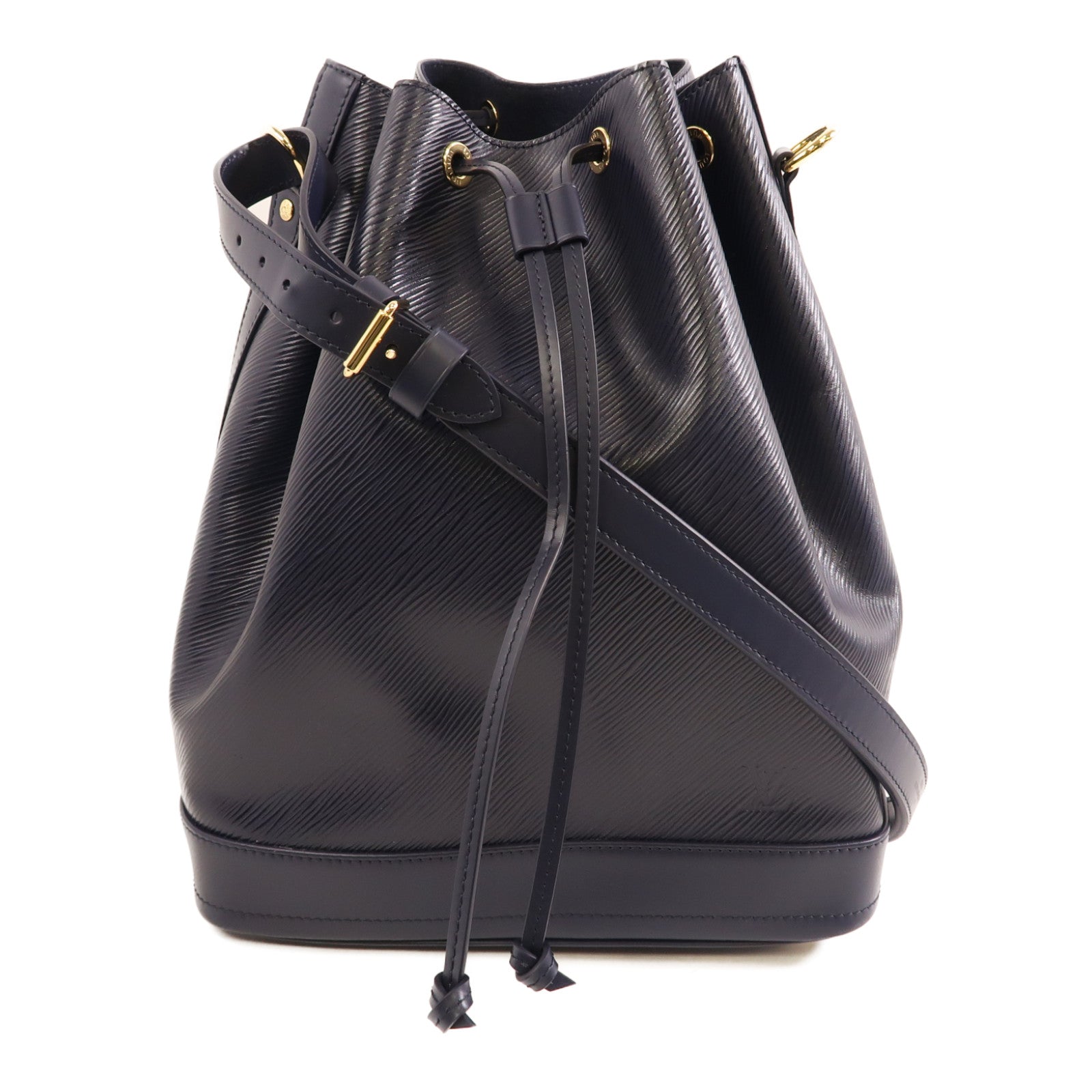 LOUIS VUITTON (PRICE DOWN) LV GHW Noe MM Shoulder Bag M24932 Epi Navy