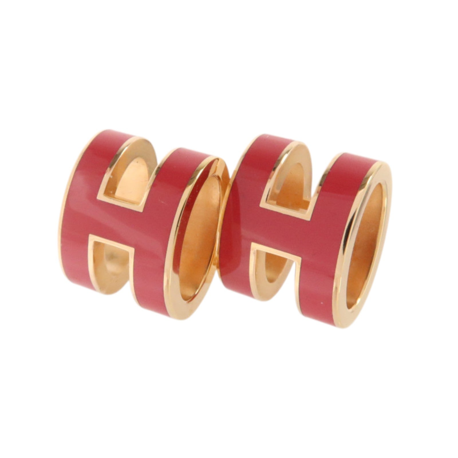 HERMES 金屬/琺瑯Pop H Earrings耳環