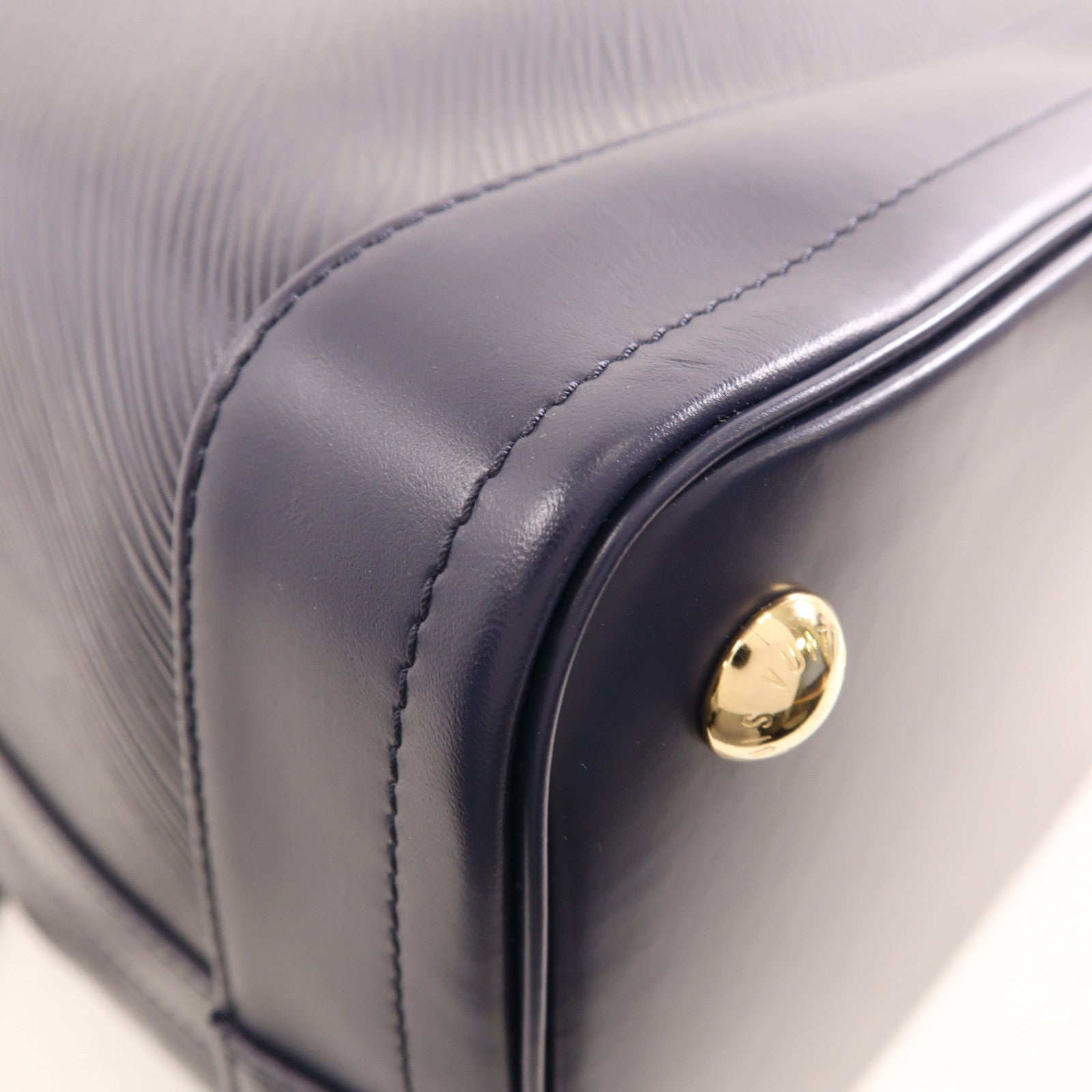 LOUIS VUITTON (PRICE DOWN) LV GHW Noe MM Shoulder Bag M24932 Epi Navy