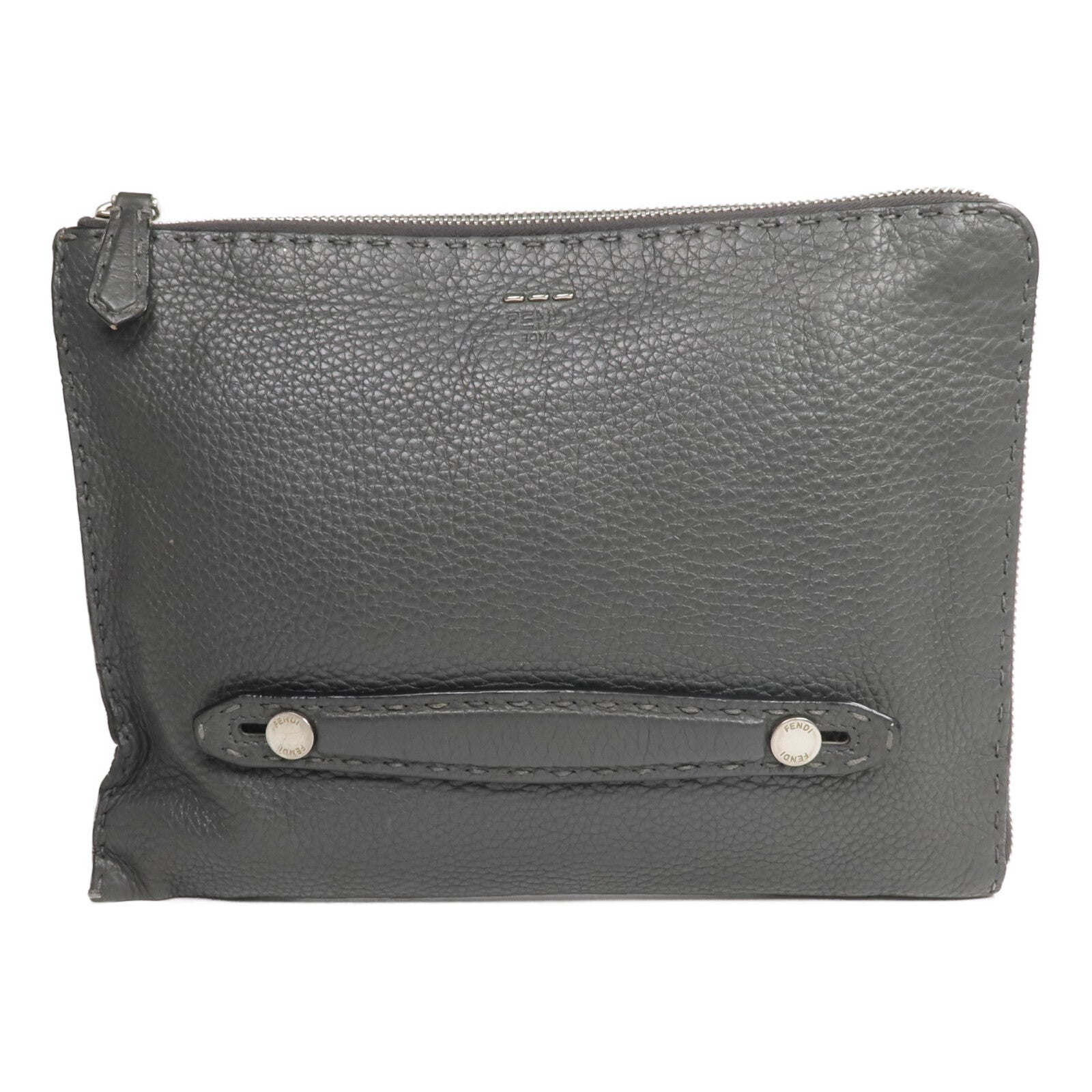 FENDI 牛皮皮革Selleria Clutch Bag手拿包