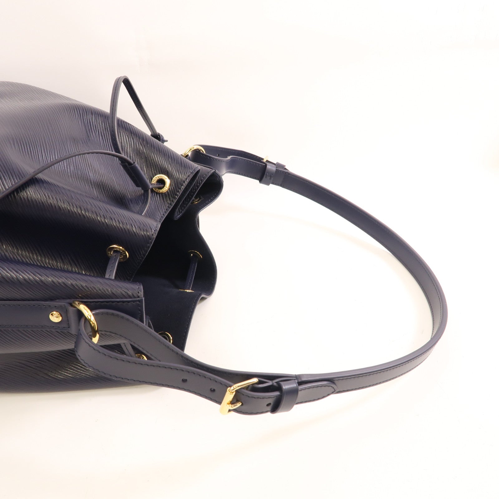 LOUIS VUITTON (PRICE DOWN) LV GHW Noe MM Shoulder Bag M24932 Epi Navy