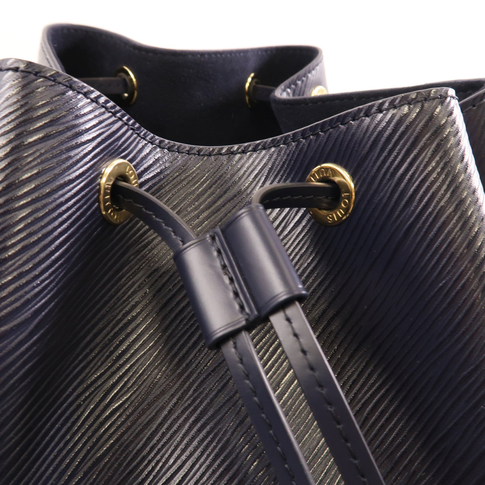 LOUIS VUITTON (PRICE DOWN) LV GHW Noe MM Shoulder Bag M24932 Epi Navy