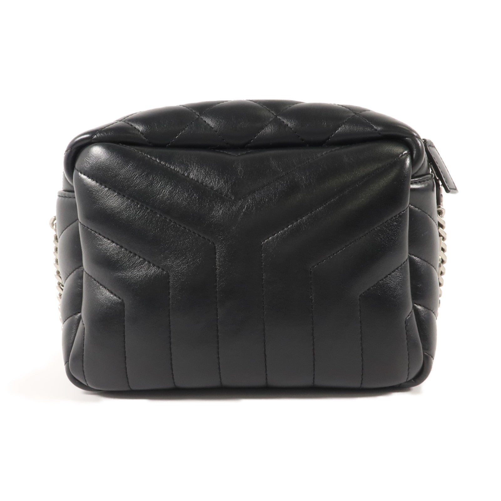SAINT LAURENT 牛皮皮革LouLou Shoulder Bag鏈帶肩背袋
