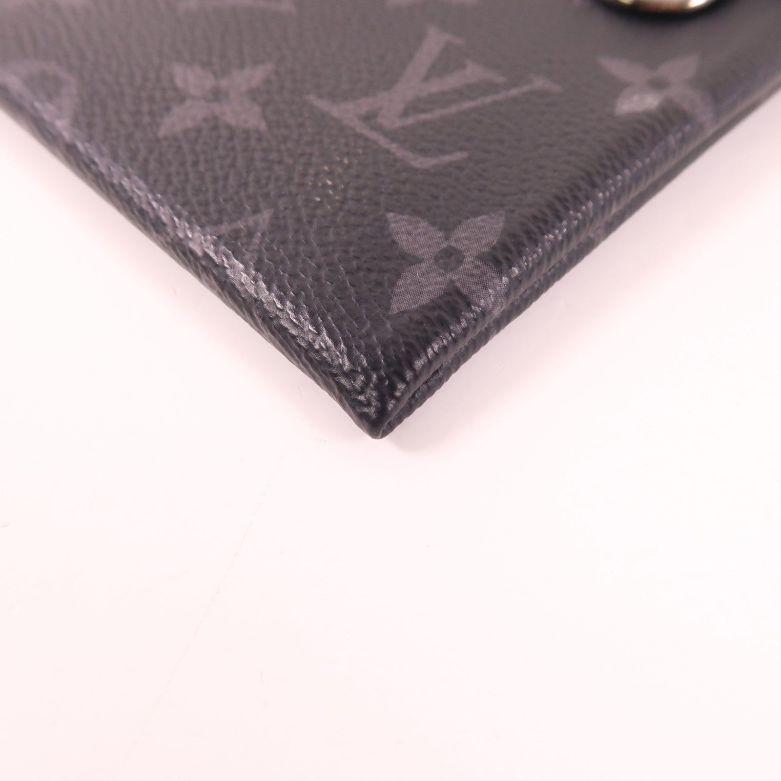 LOUIS VUITTON Monogram Eclipse Pochette Discovery銀扣小袋