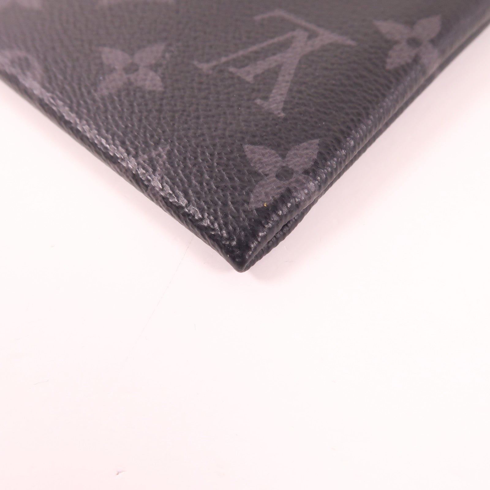 LOUIS VUITTON Monogram Eclipse Pochette Discovery銀扣小袋