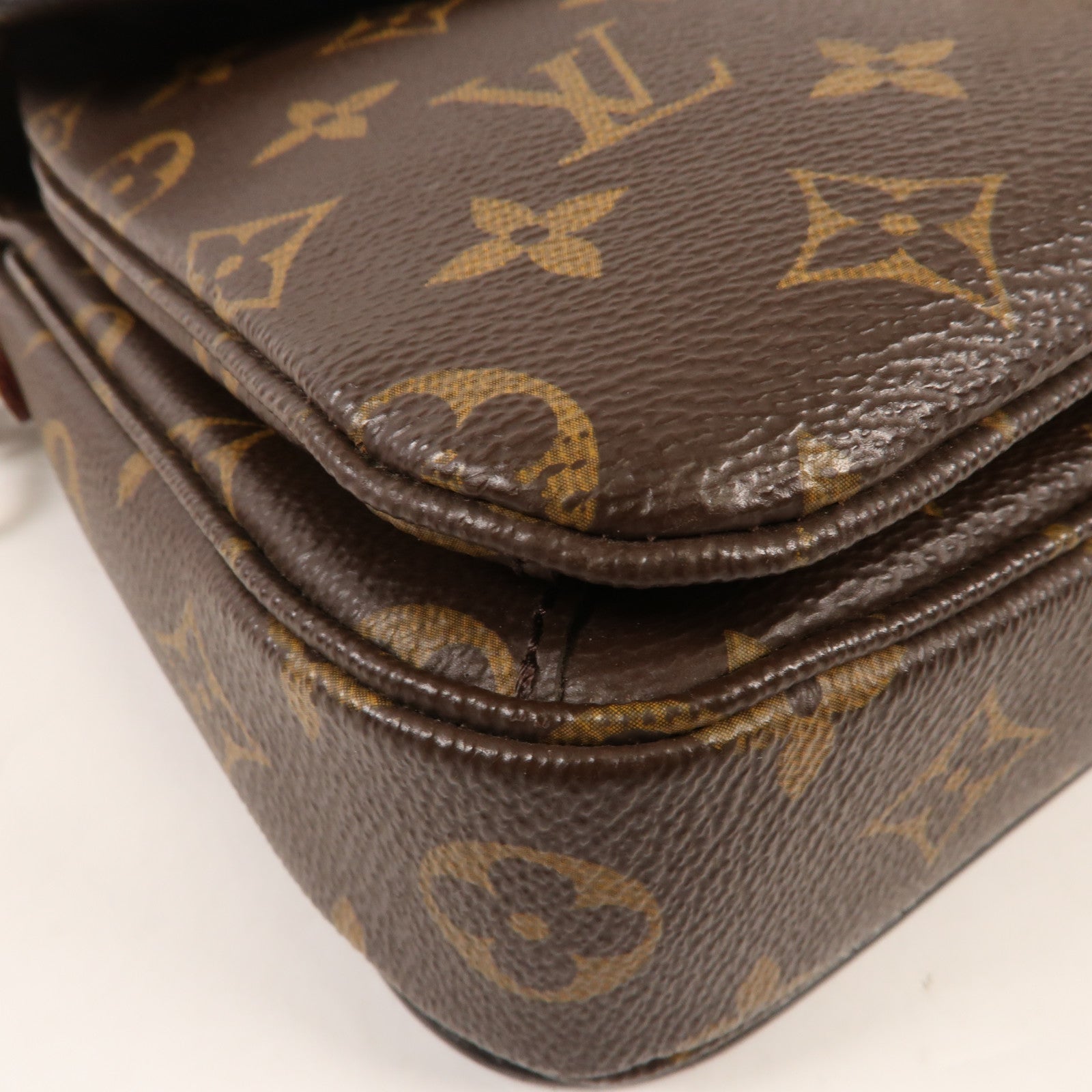LOUIS VUITTON Monogram Pochette Metis MM金扣手挽肩背兩用袋