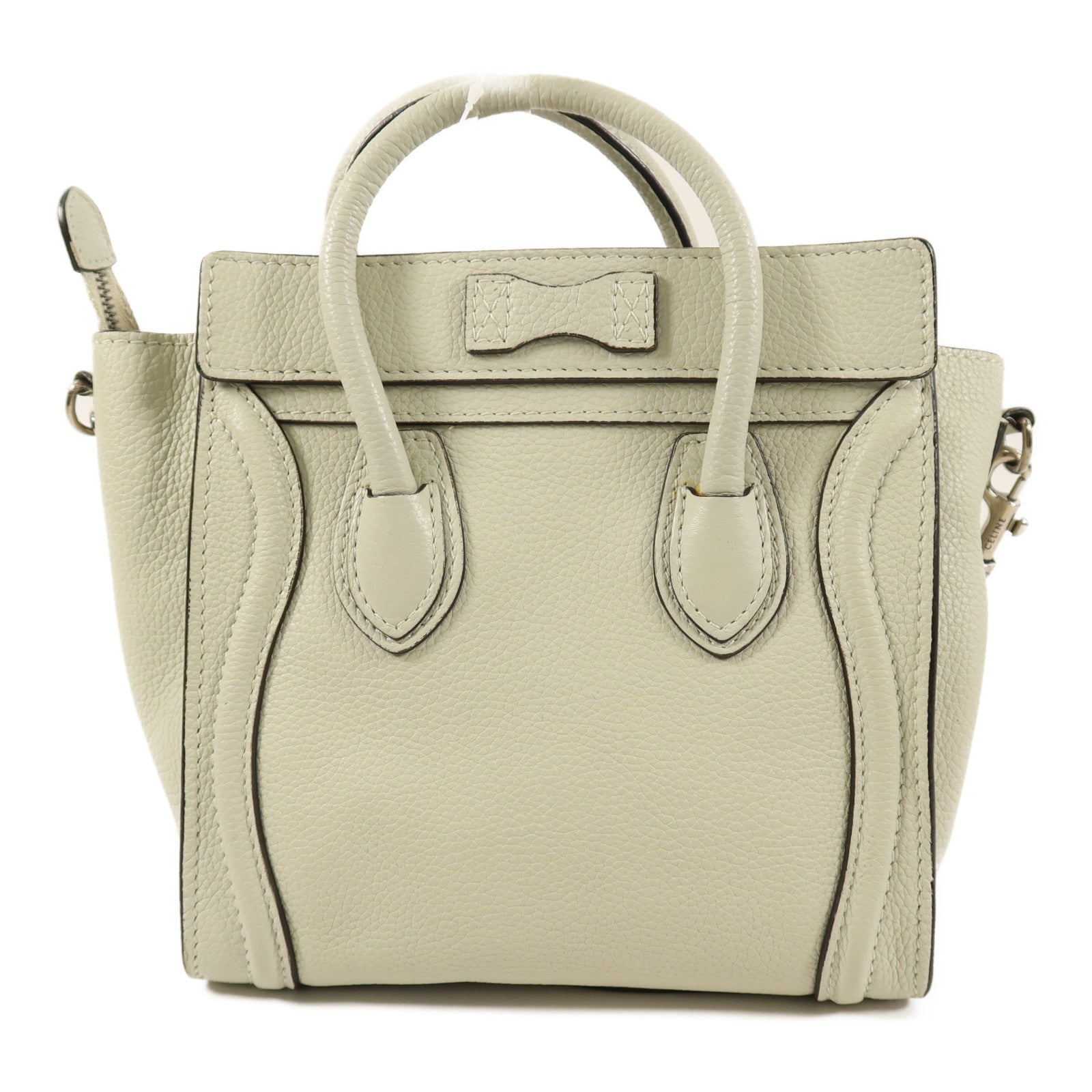 CELINE 牛皮皮革Nano Luggage手挽肩背兩用袋
