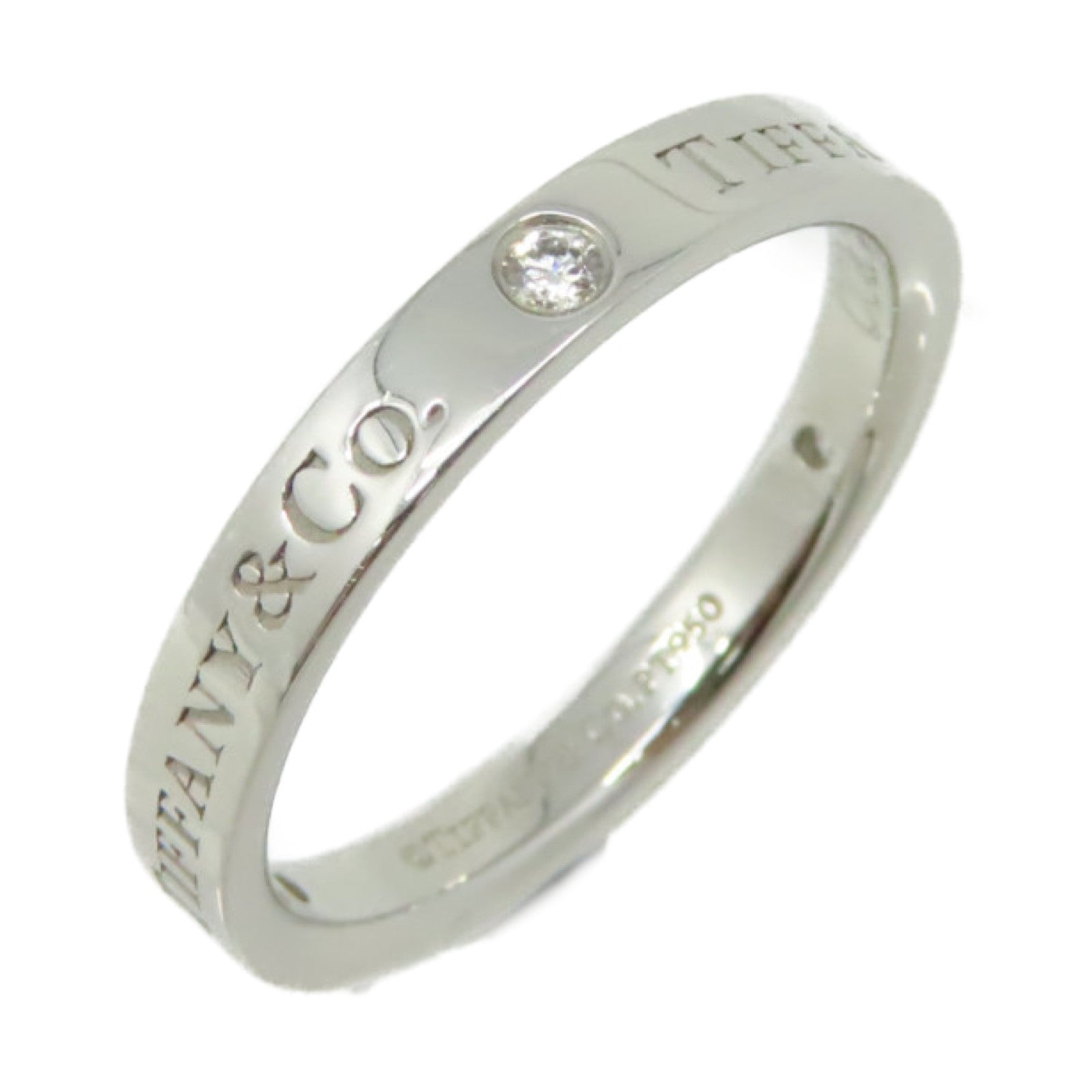 TIFFANY＆CO **【激減優惠】PT950鉑金Platinum Ring戒指US#7