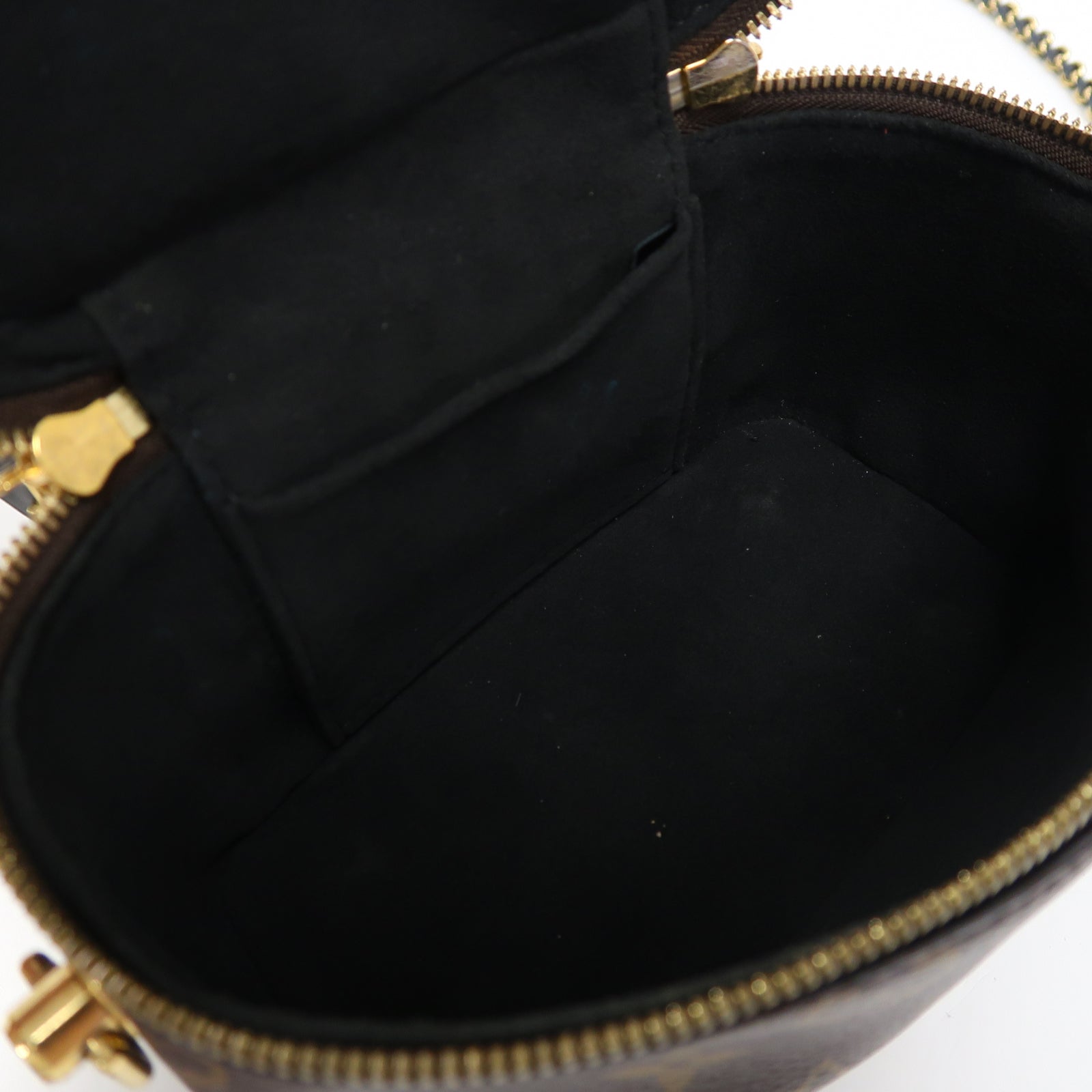 LOUIS VUITTON 【激減優惠】Monogram Reverse Vanity PM金扣手挽肩背兩用袋啡色