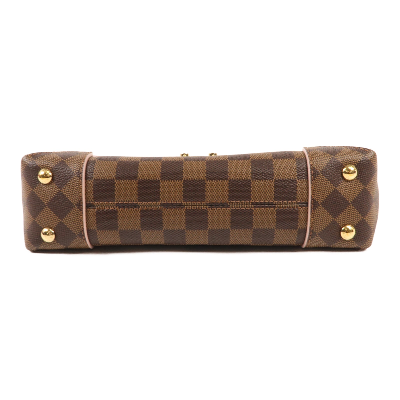 LOUIS VUITTON Damier Caissa金扣鏈帶肩背袋
