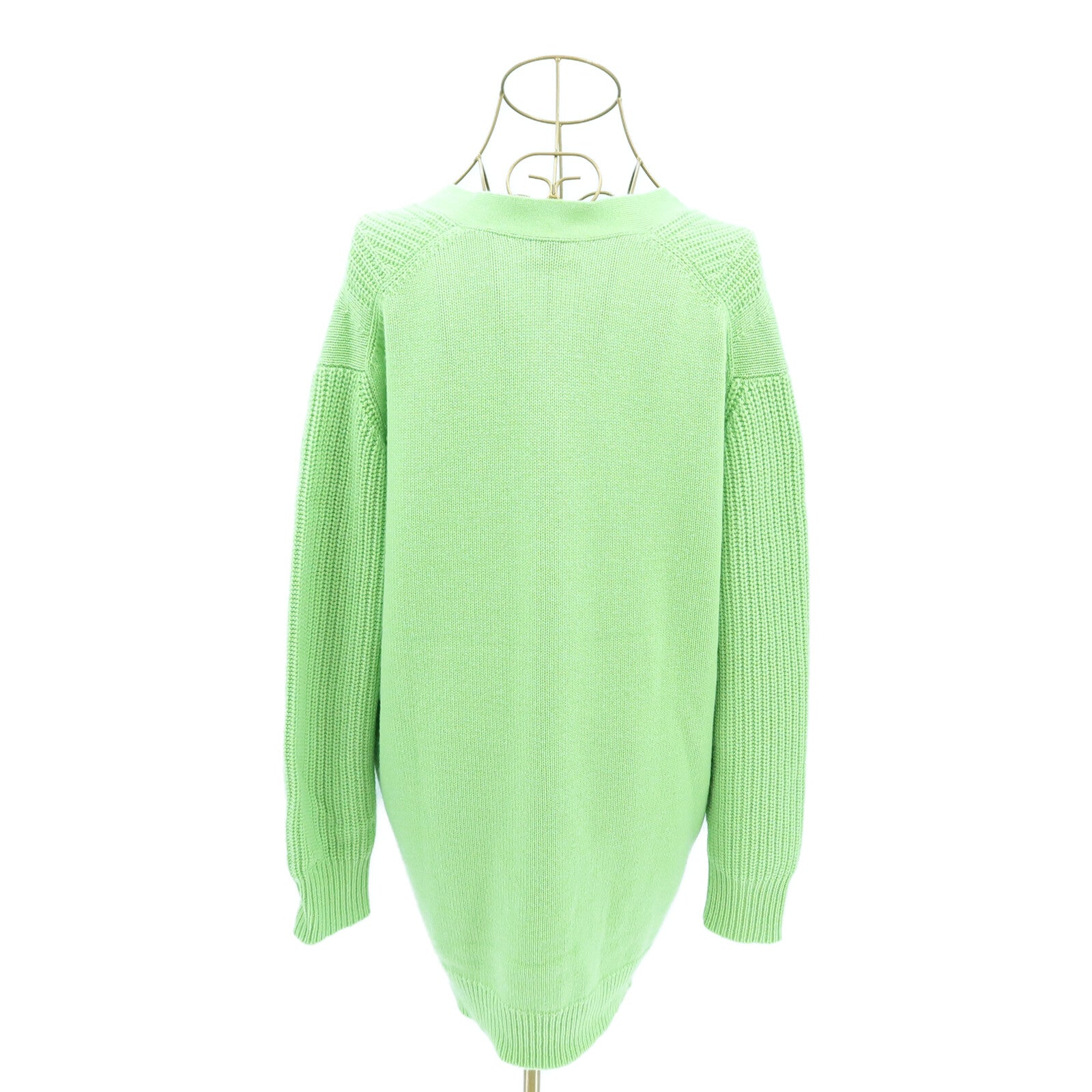 HERMES Cashmere/Cotton V-Neck Cardigan針織