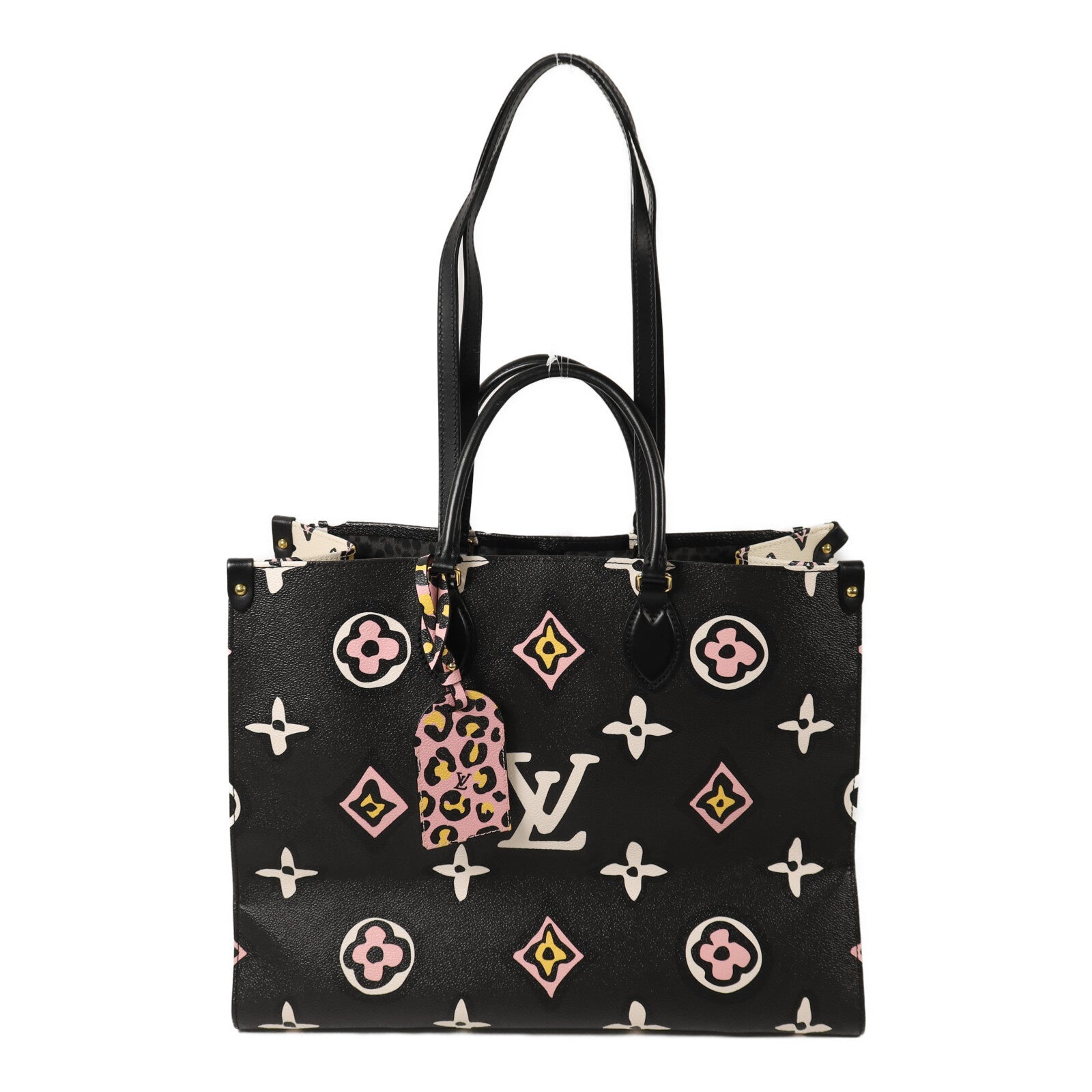 LOUIS VUITTON Monogram Giant Wild at Heart Capsule OnTheGo GM金扣手挽肩背兩用袋