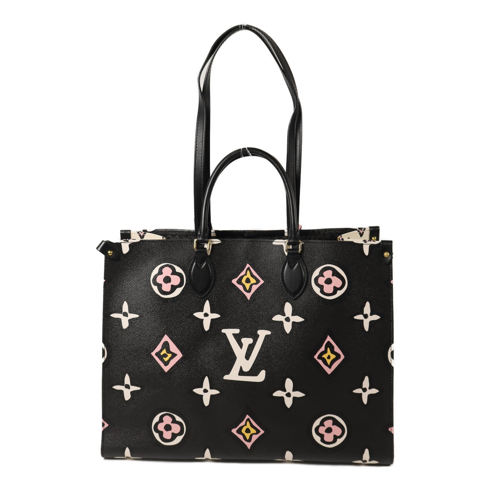 LOUIS VUITTON Monogram Giant Wild at Heart Capsule OnTheGo GM金扣手挽肩背兩用袋