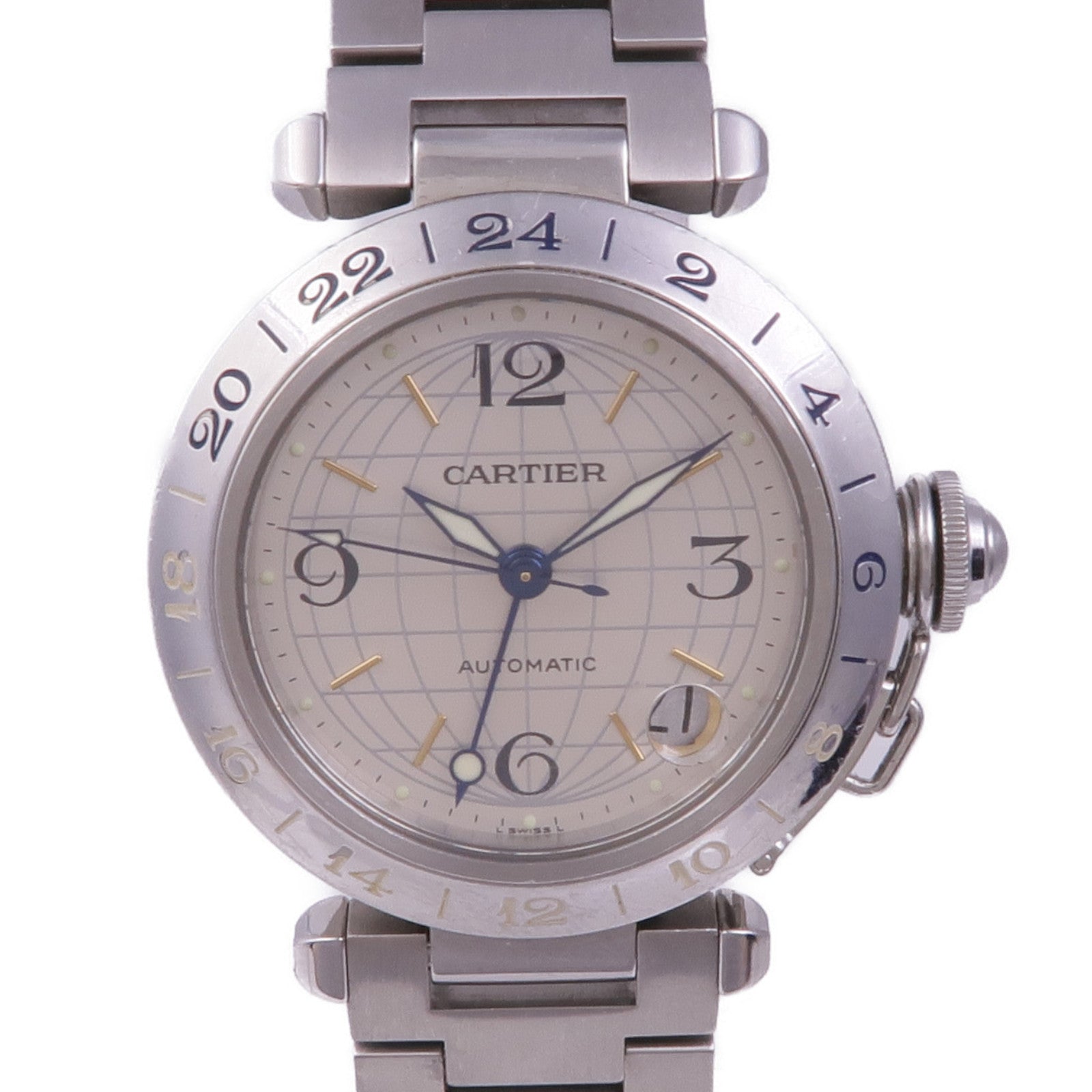 CARTIER Pasha C GMT W31029M7