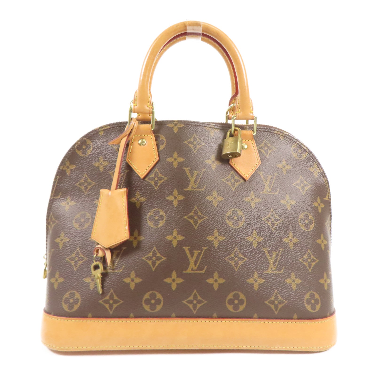 LOUIS VUITTON LV GHW Alma Handbag M51130 Monogram Brown