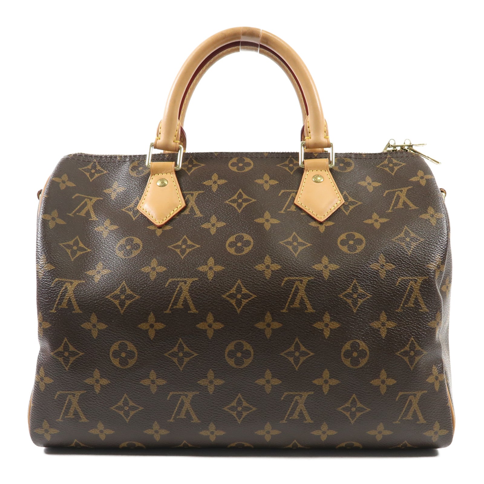 LOUIS VUITTON Monogram Speedy Bandouliere 30金扣手挽肩背兩用袋