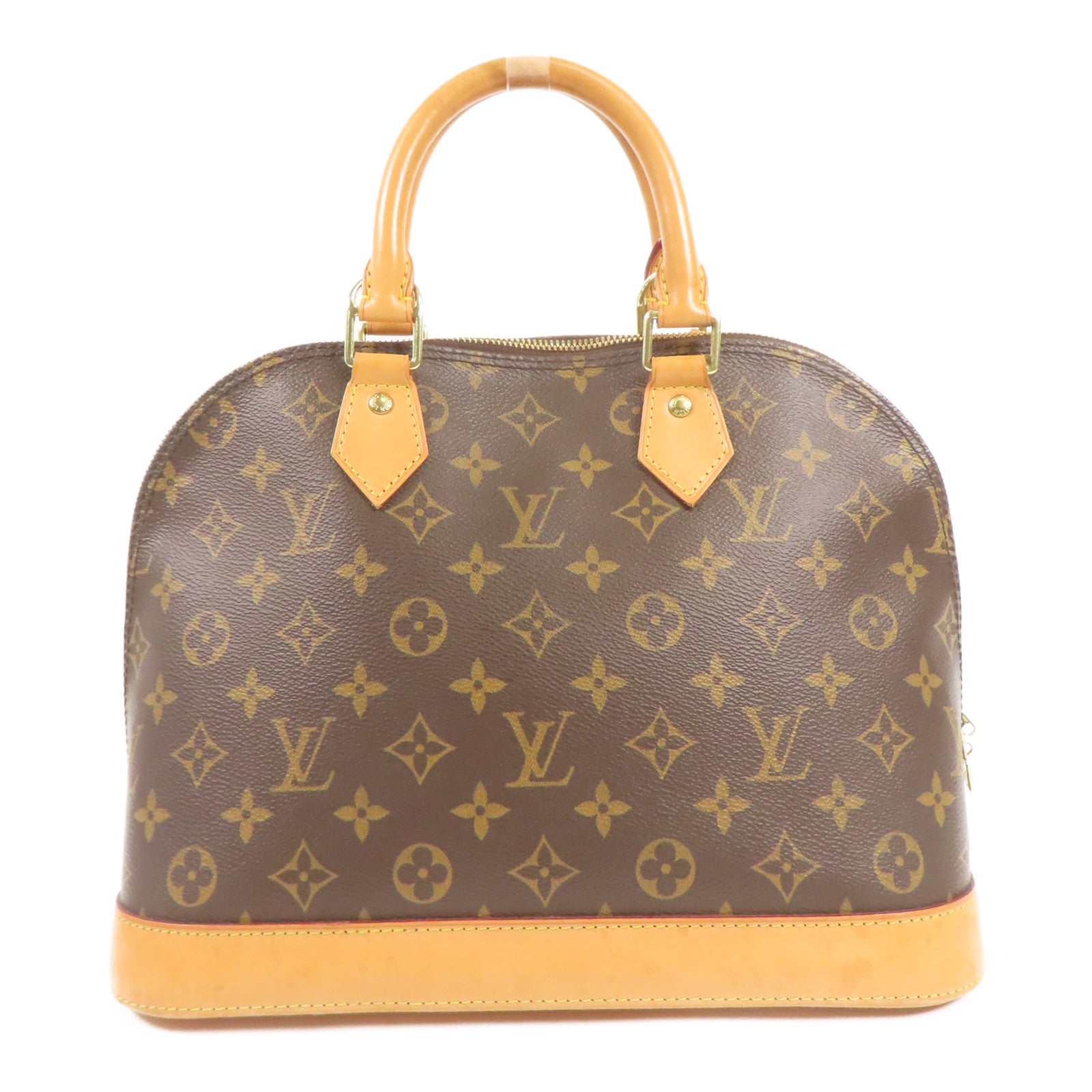 LOUIS VUITTON LV GHW Alma Handbag M51130 Monogram Brown