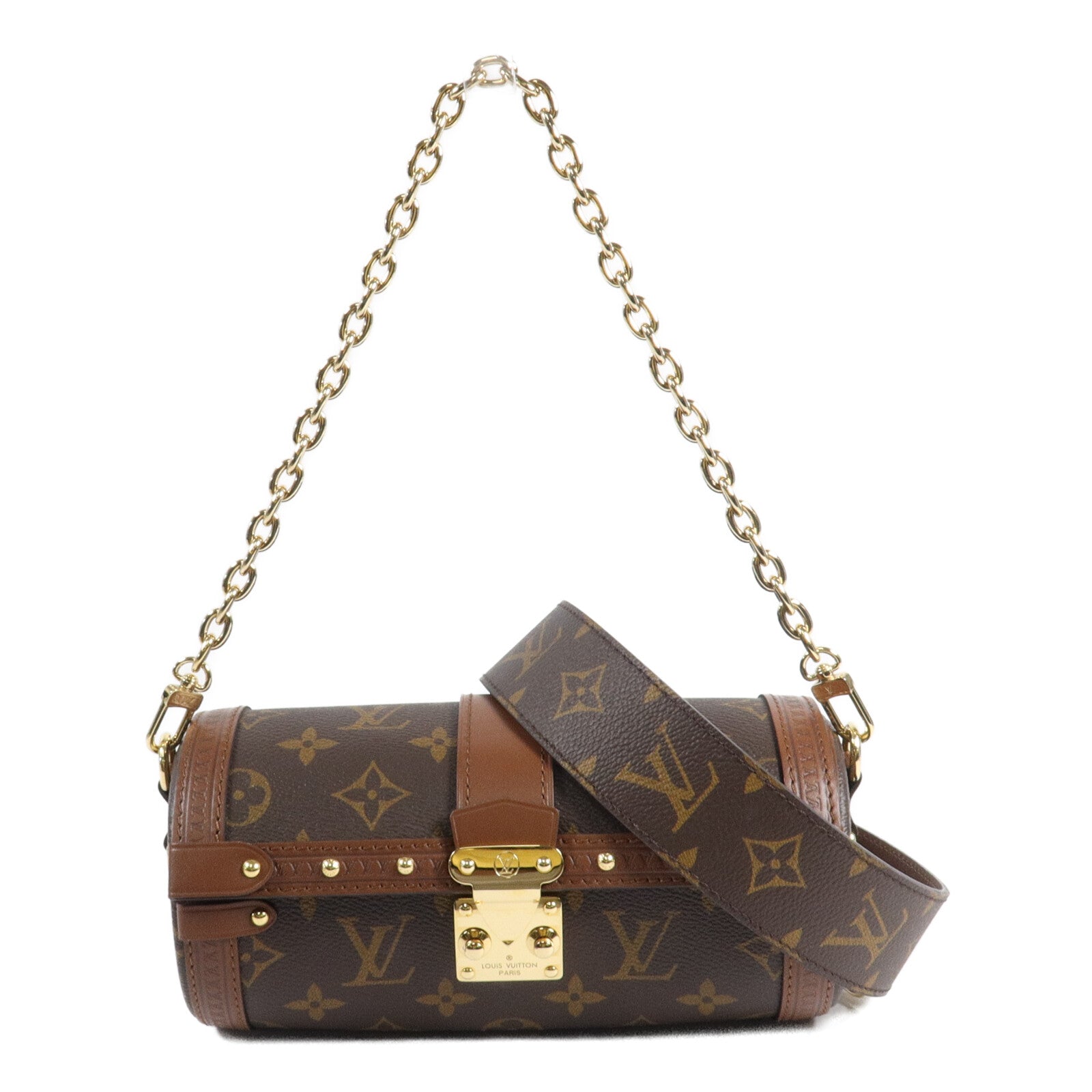 LOUIS VUITTON Monogram Papillon Trunk手挽肩背兩用袋