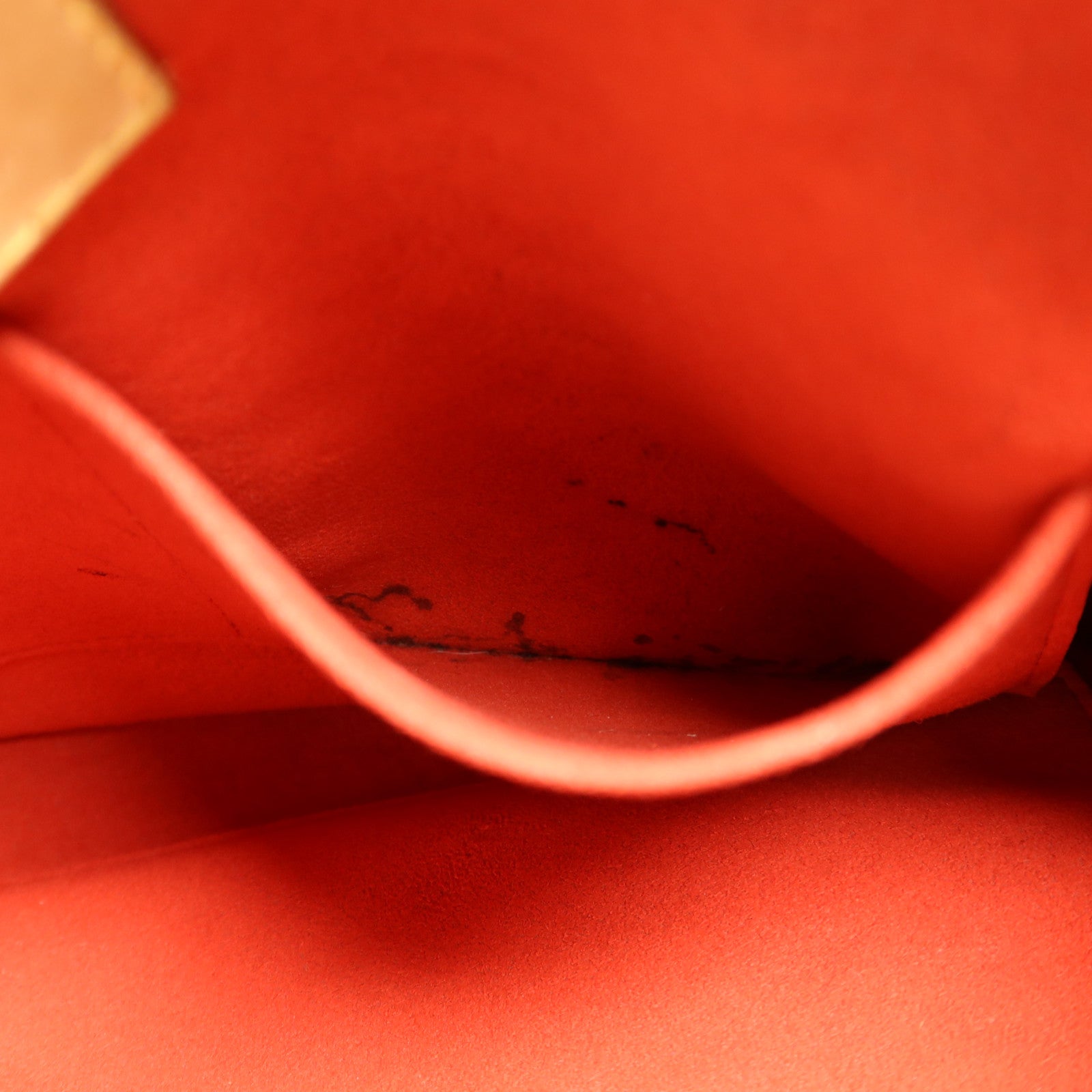 LOUIS VUITTON Monogram Pallas金扣手挽肩背兩用袋棕色/紅色