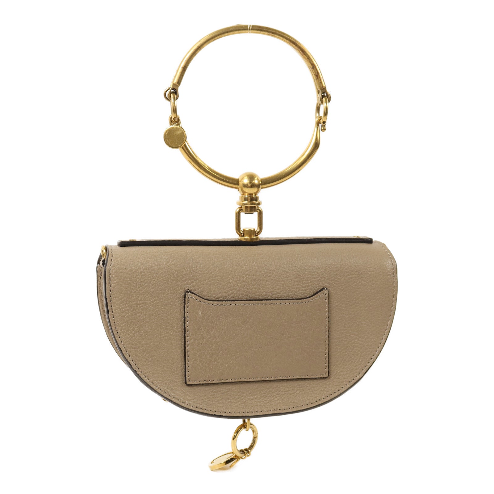 Chloe 牛皮皮革Nile Minaudiere Bracelet Bag金扣手挽肩背兩用袋