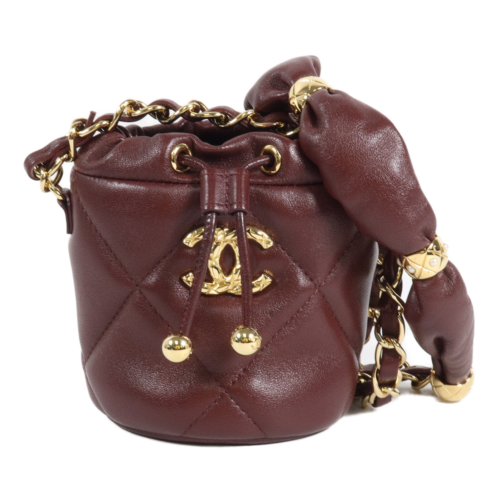 CHANEL 羊皮皮革Chain Shoulder鏈帶肩背袋