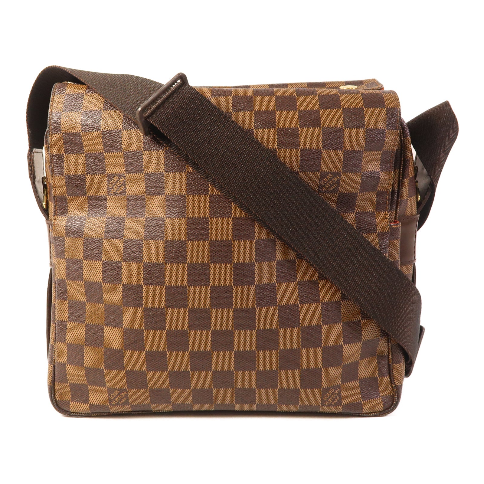 LOUIS VUITTON Damier Naviglio金扣肩背袋
