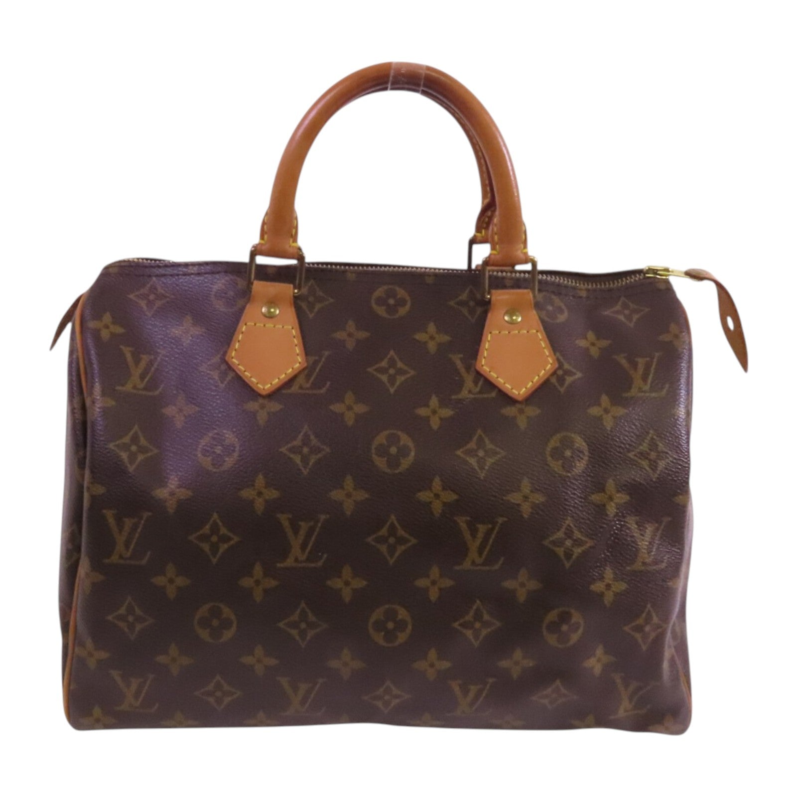 LOUIS VUITTON Monogram Speedy 30金扣手挽袋