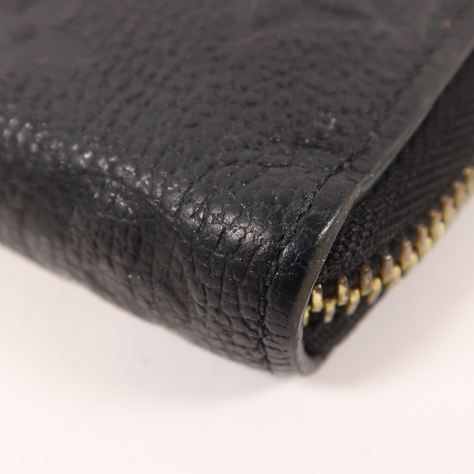 LOUIS VUITTON Monogram Empreinte Clemence Wallet金扣拉鏈長錢包