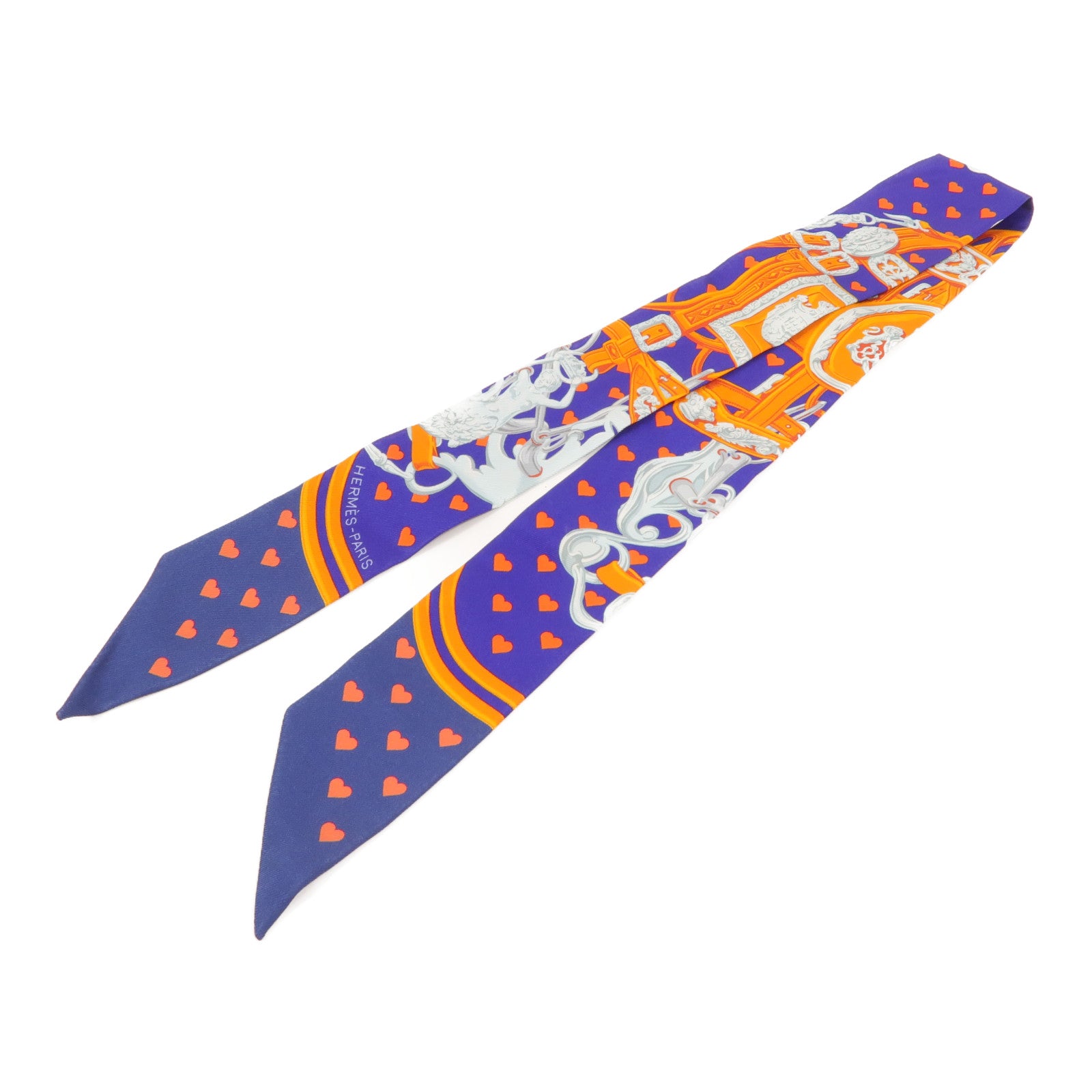 HERMES 絲質Twilly絲巾