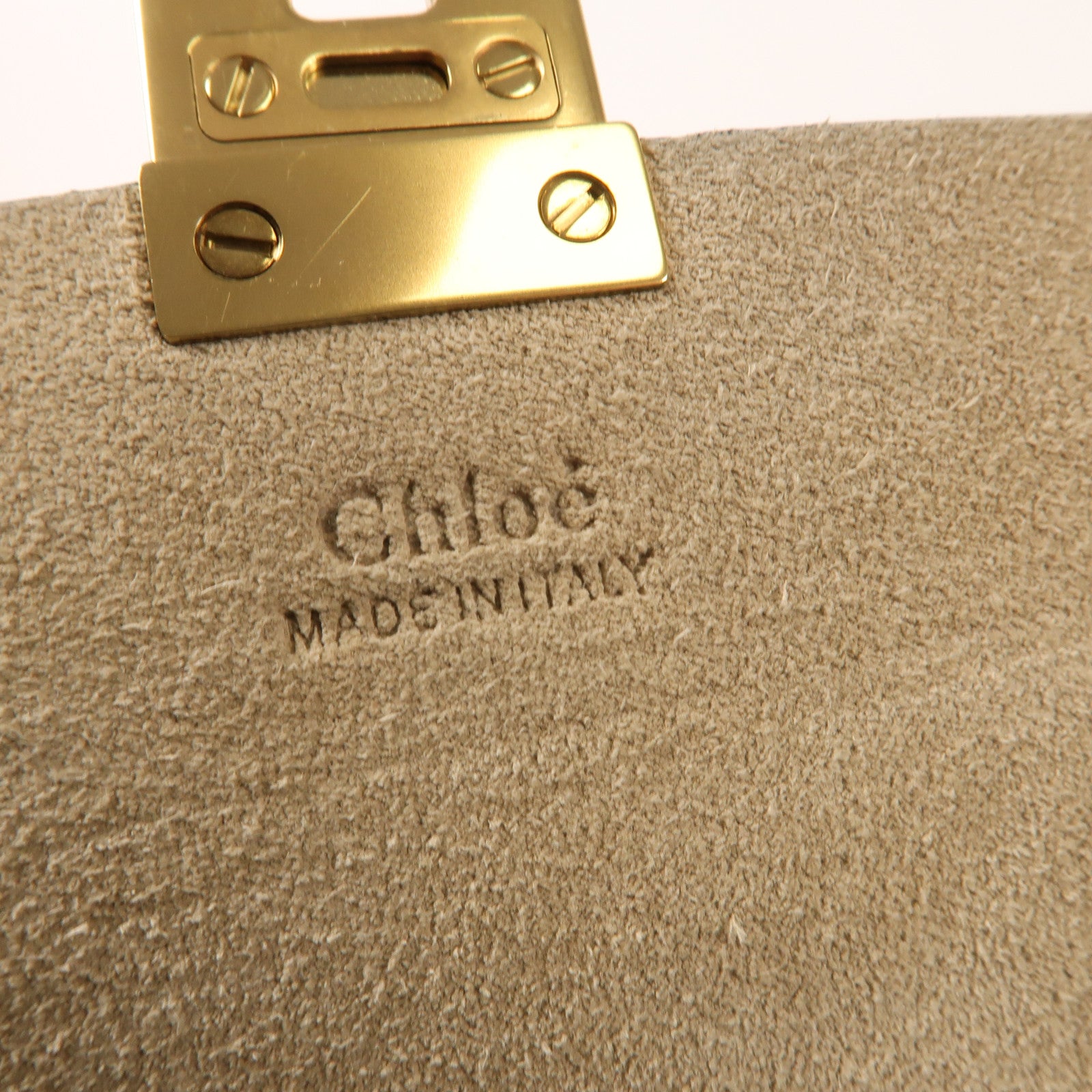 Chloe 馬毛Chain Shoulder金扣鏈帶肩背袋