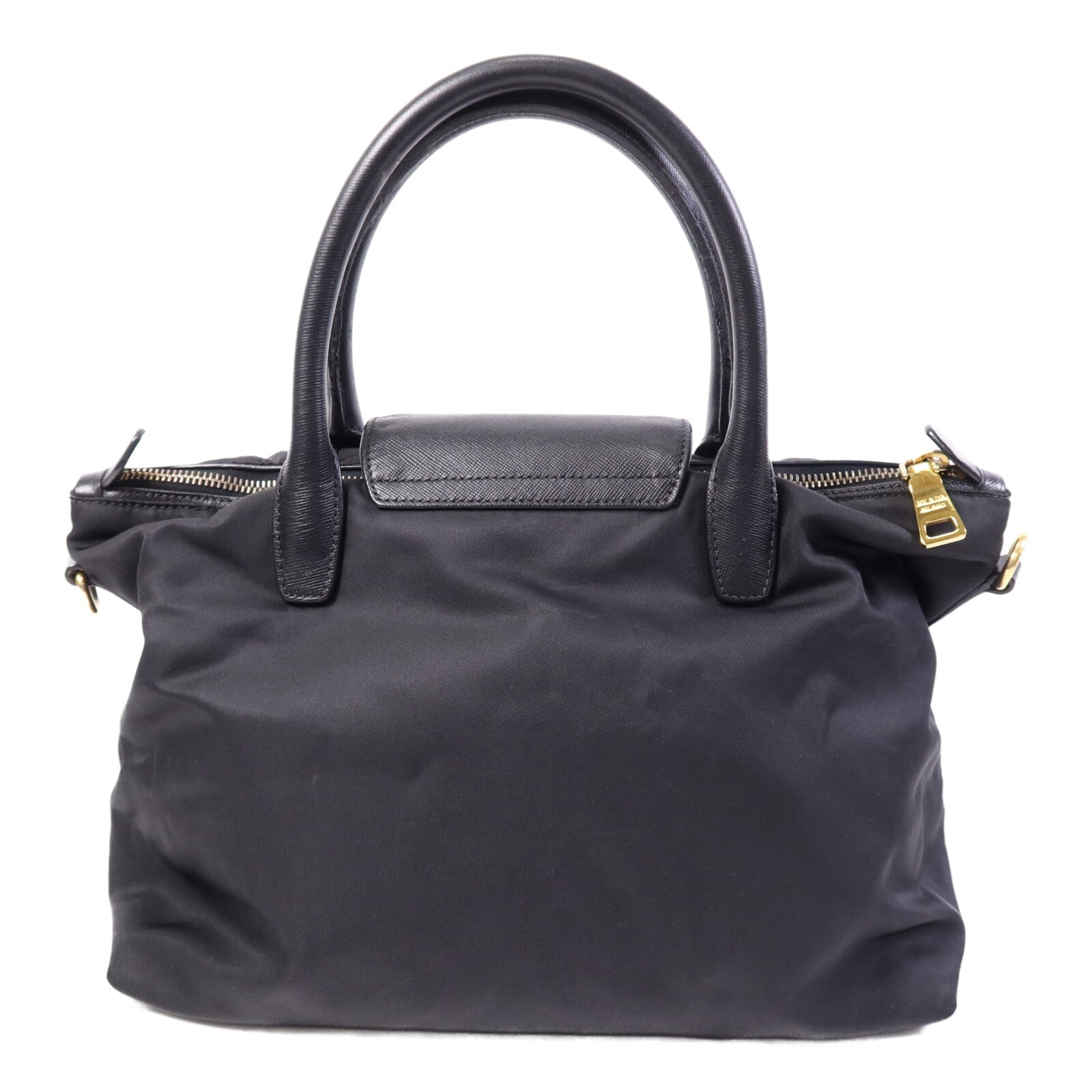 PRADA 尼龍2 Way Shoulder Bag金扣手挽肩背兩用袋