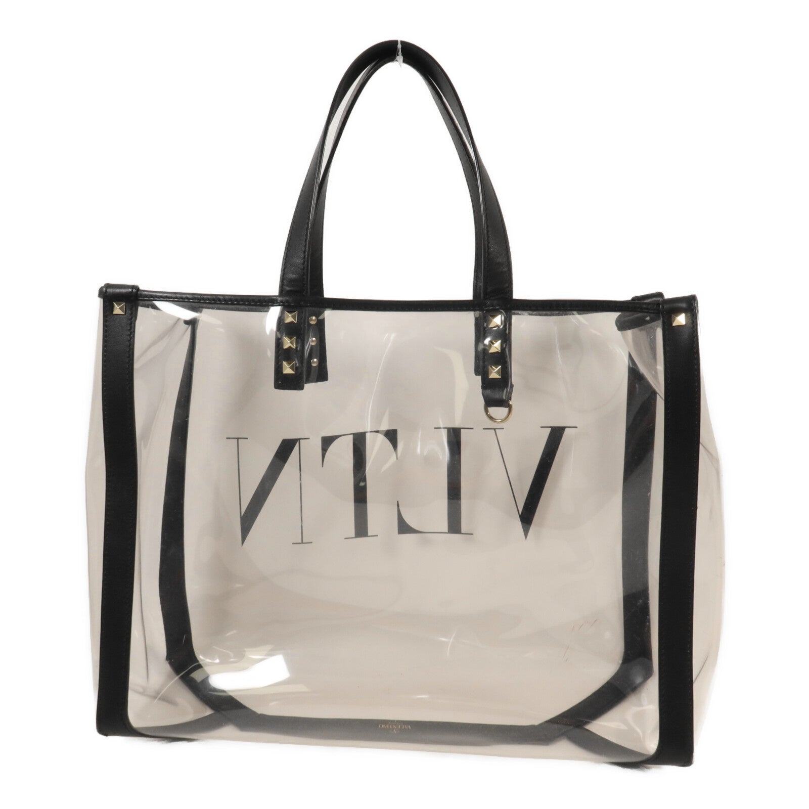 Valentino PVC/牛皮皮革Tote Bag手挽袋