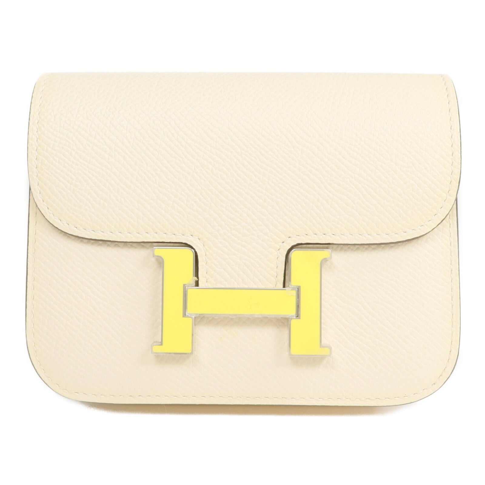 HERMES Epsom皮革Constance Slim Wallet錢包Nata