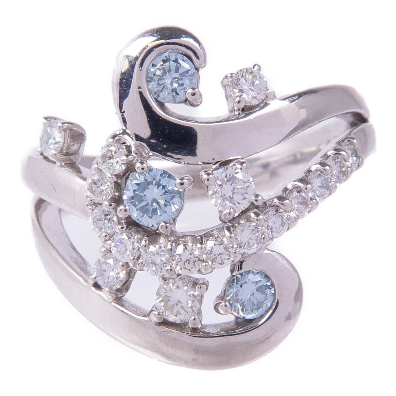 JEWELRY 18K白金Diamond Ring鑽石戒指US#6.75