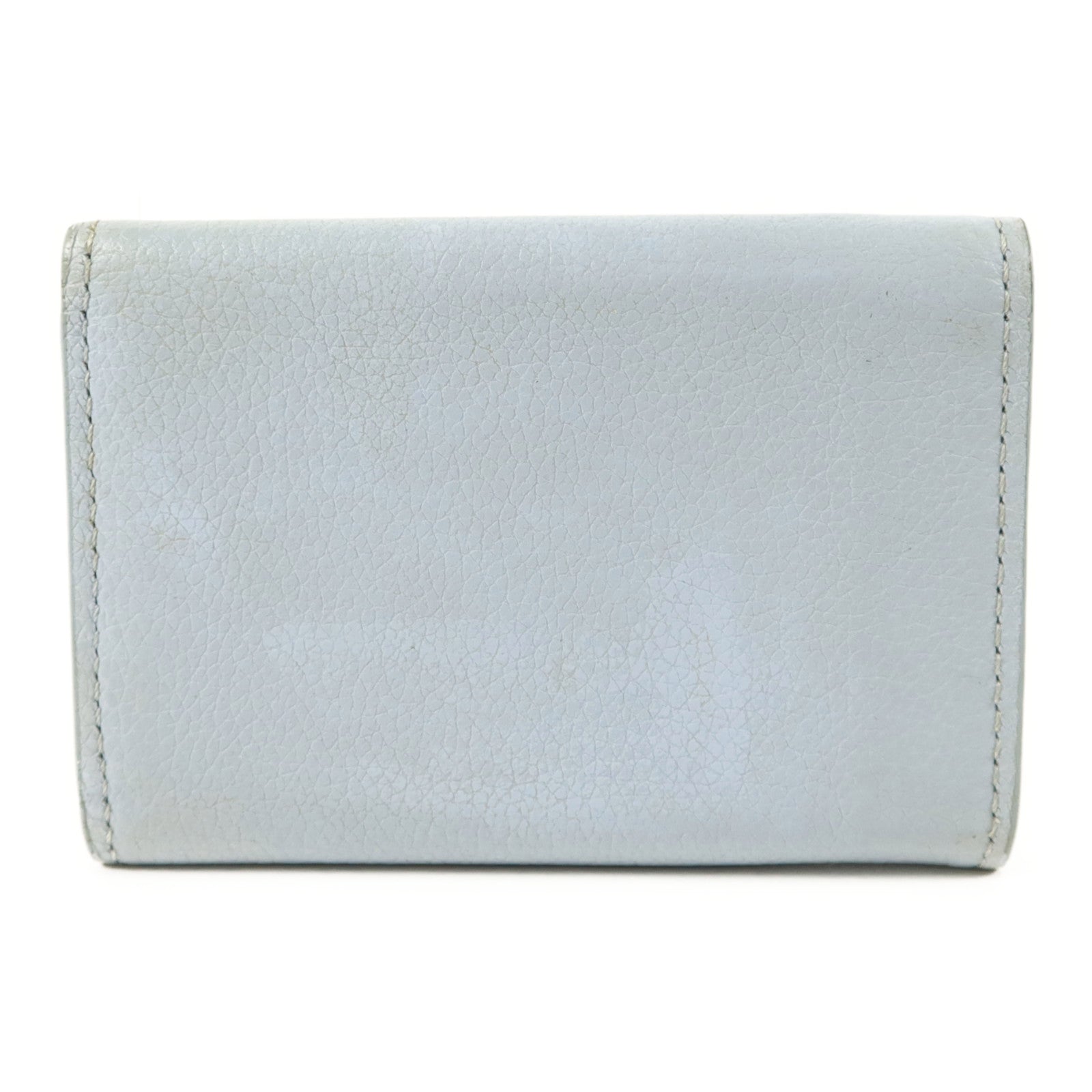 LOUIS VUITTON 牛皮皮革Lock Mini Fold Wallet金扣錢包