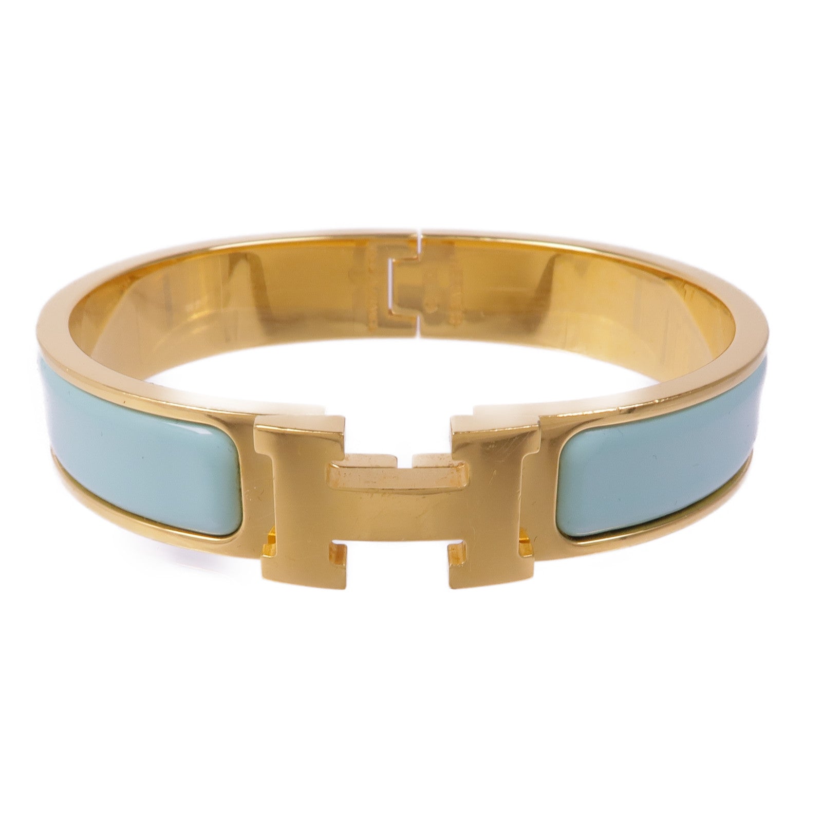 HERMES 琺瑯/金屬Clic H手鐲