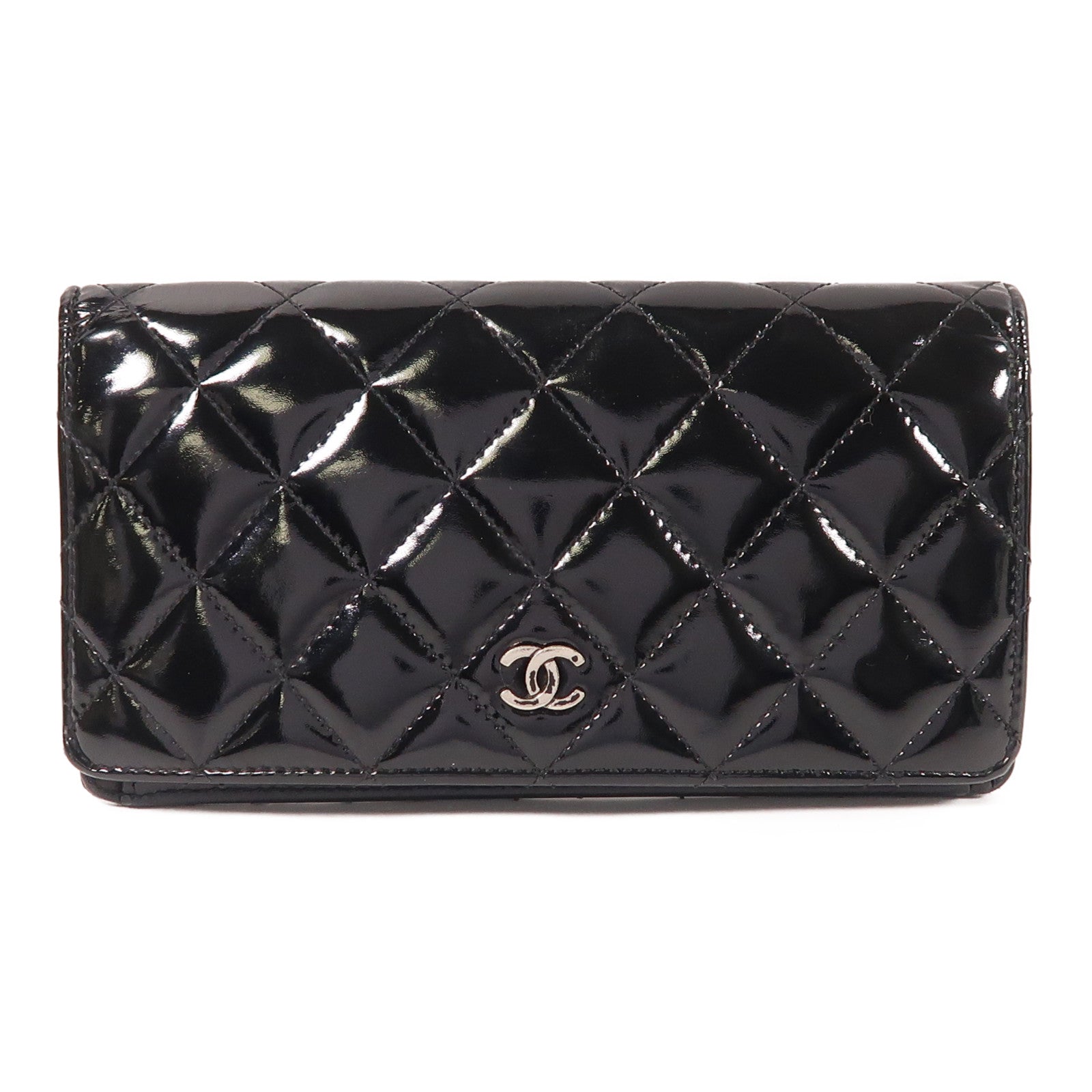 CHANEL 漆皮皮革Long Wallet長錢包