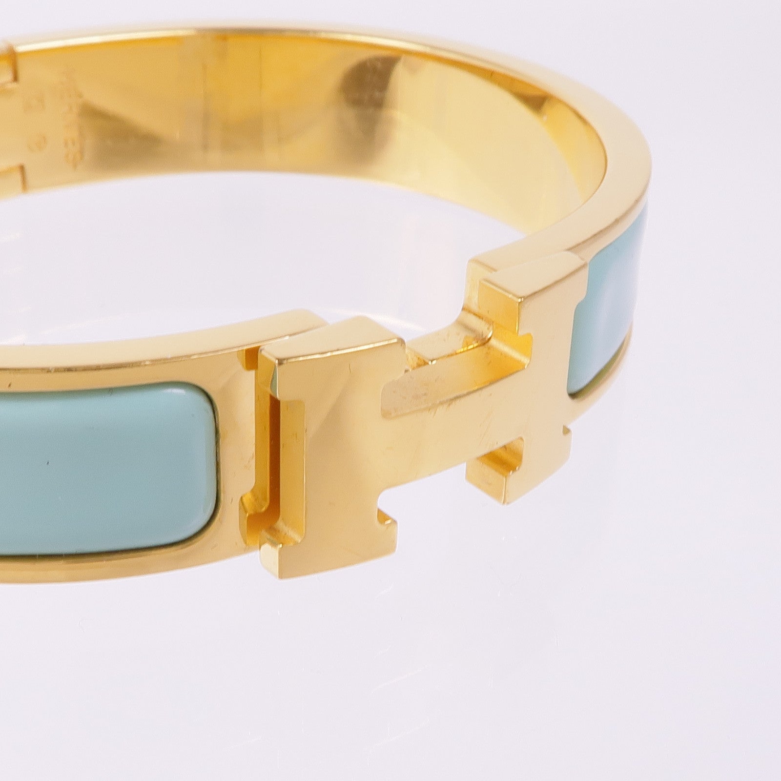 HERMES 琺瑯/金屬Clic H手鐲