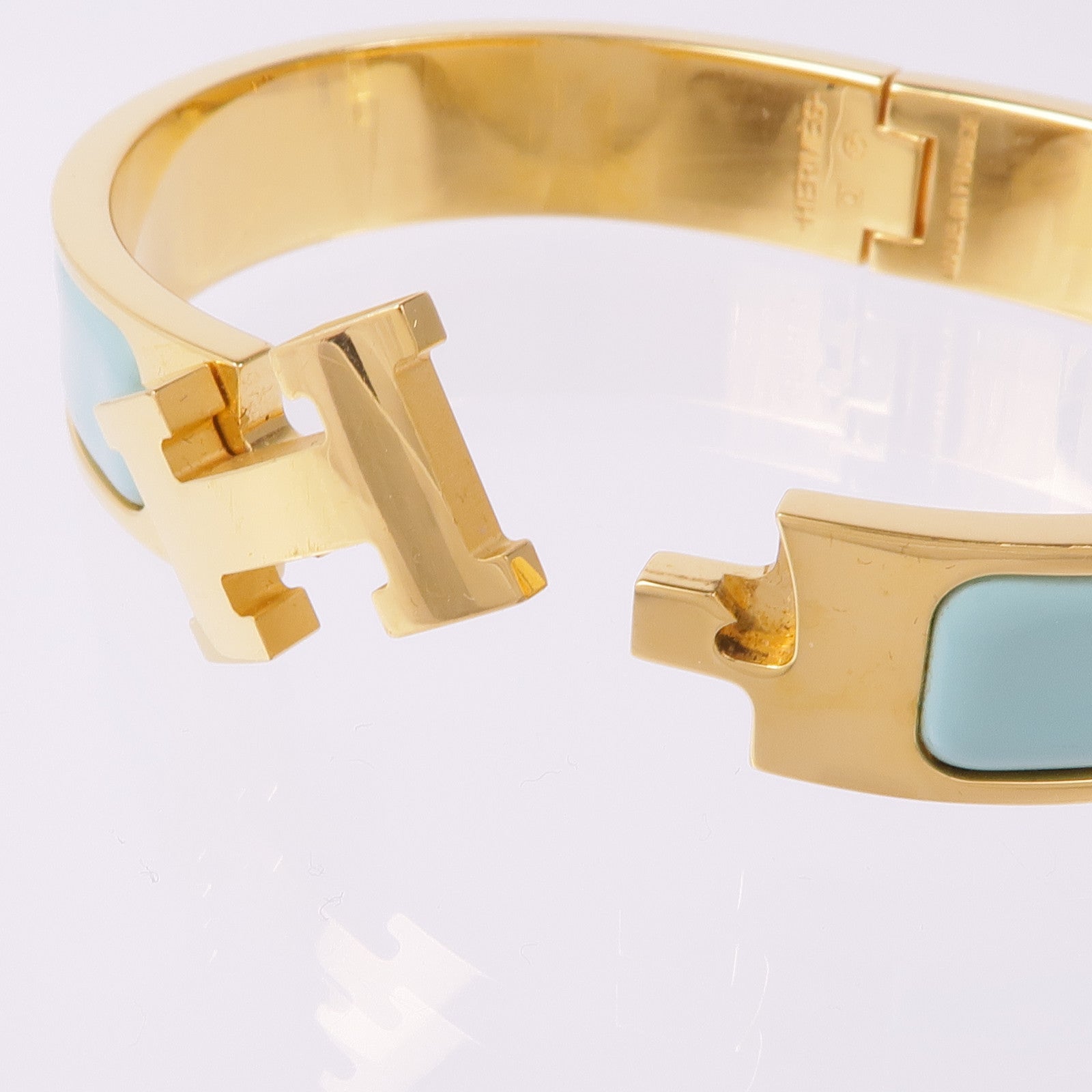 HERMES 琺瑯/金屬Clic H手鐲