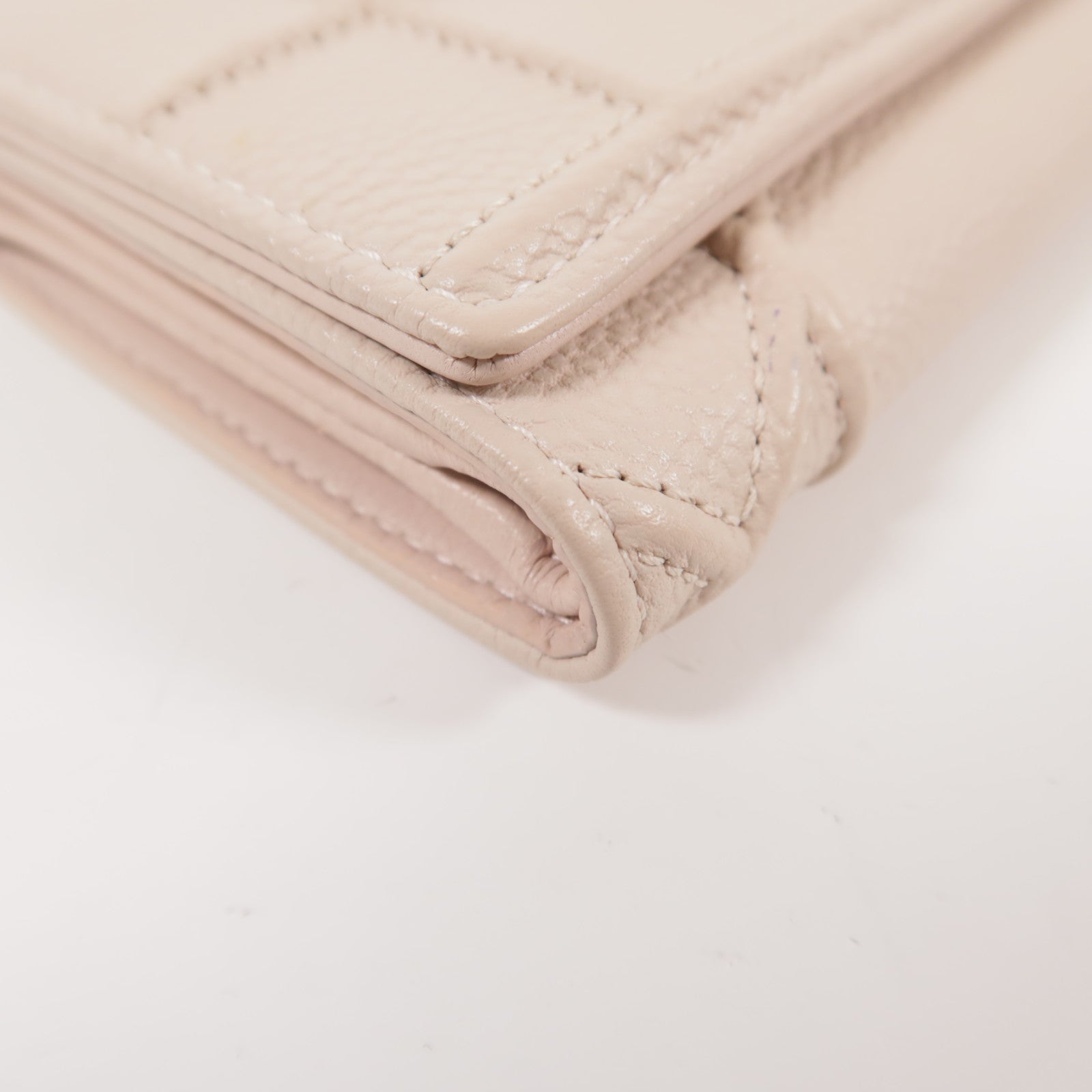 Dior 牛皮皮革Diorama Wallet銀扣錢包