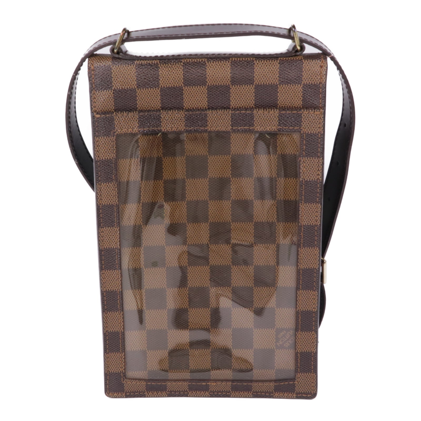 LOUIS VUITTON LV GHW Ebene Portobello Shoulder Bag N45271 Damier Brown