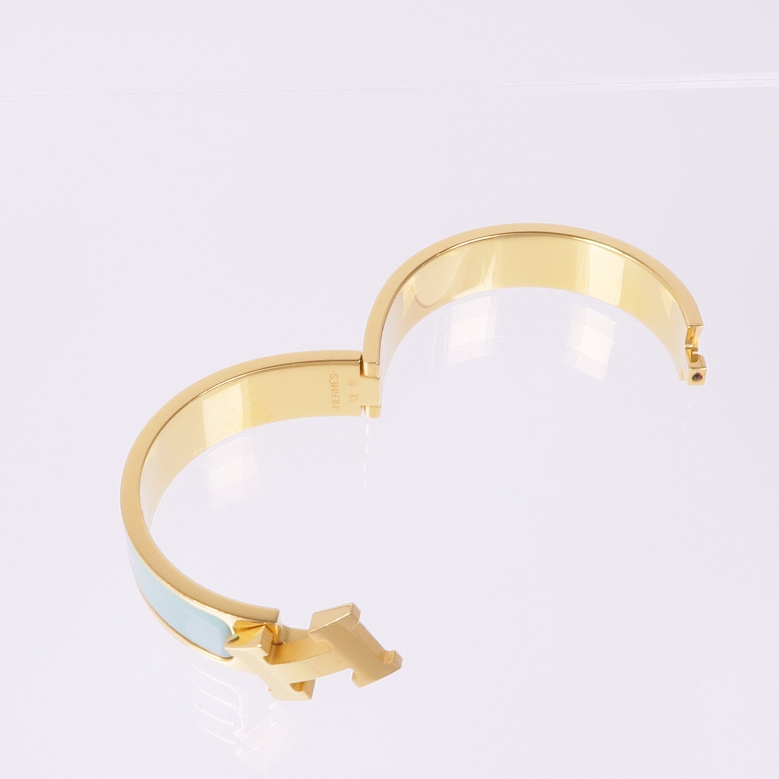 HERMES 琺瑯/金屬Clic H手鐲