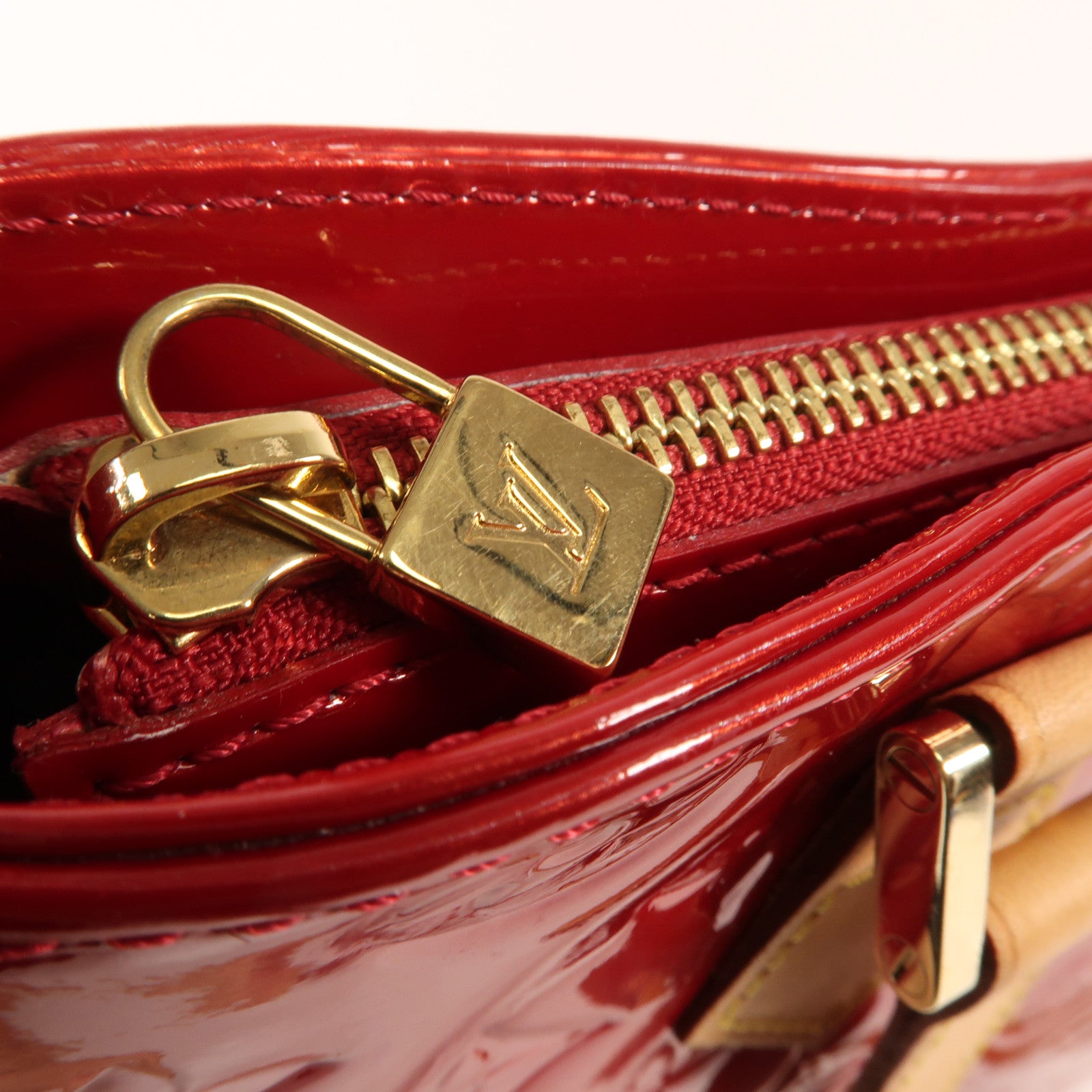 LOUIS VUITTON Vernis Houston Tote金扣手挽袋